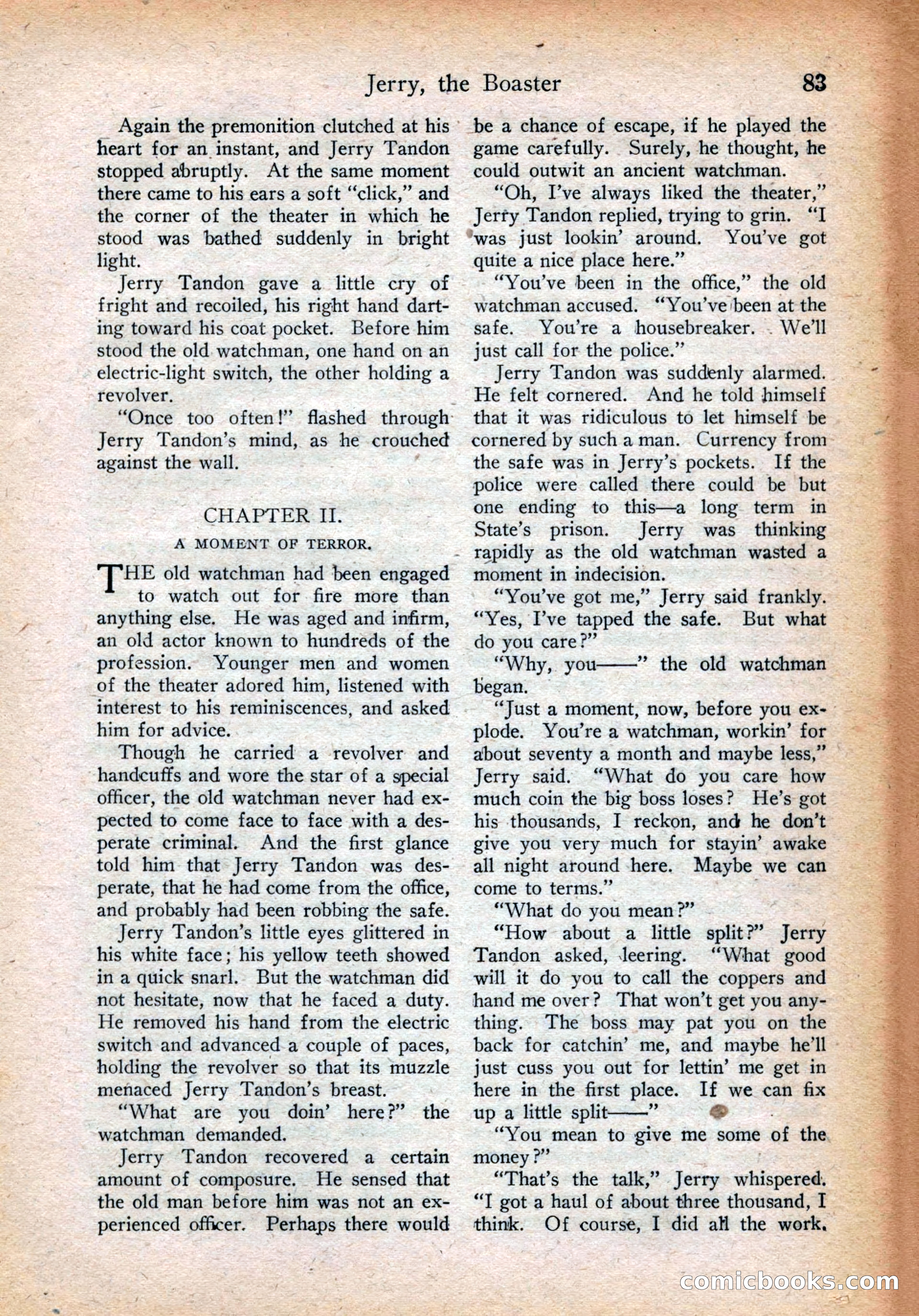 Detective Story Magazine, July 28, 1923 — page 85 of 148
