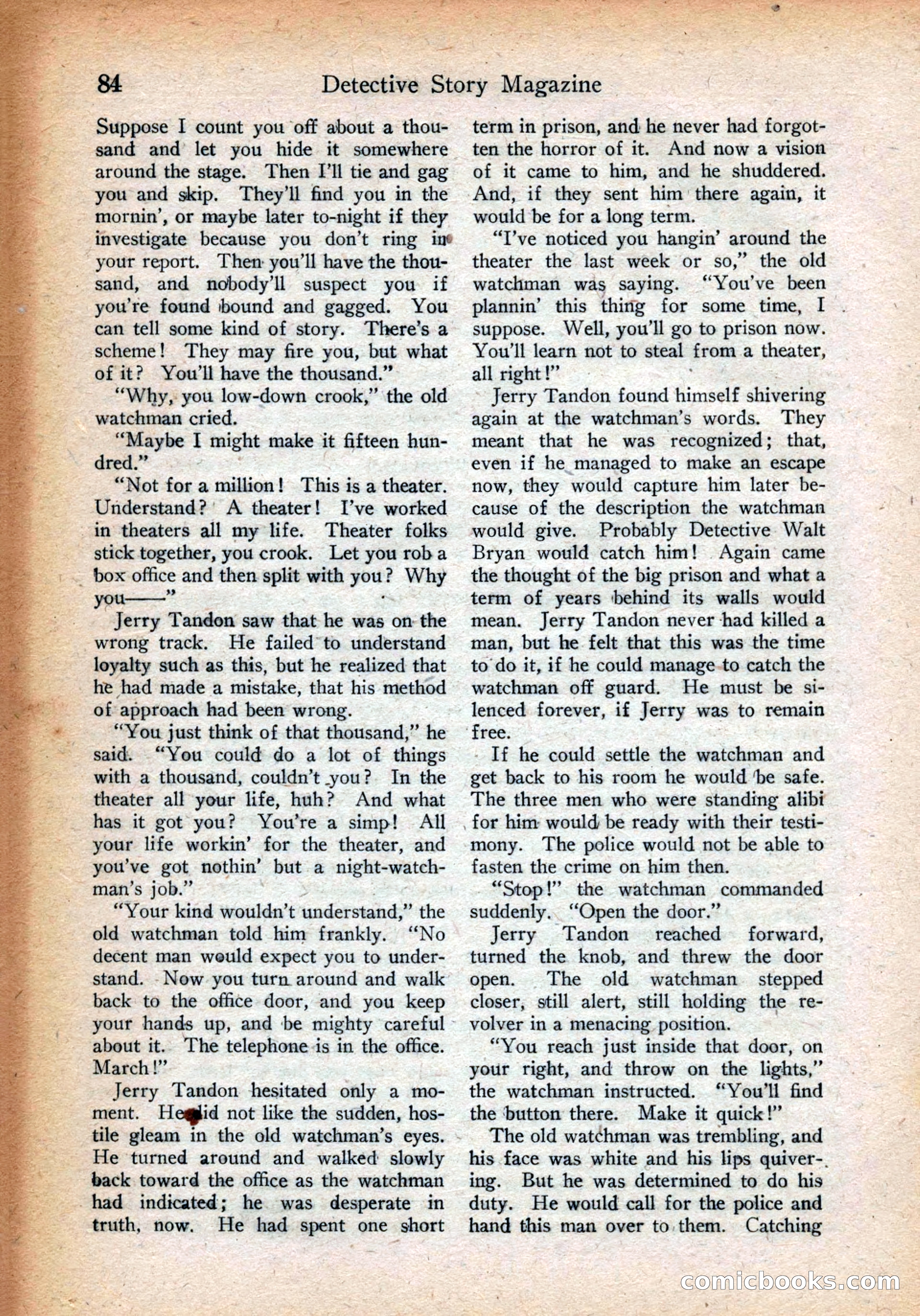 Detective Story Magazine, July 28, 1923 — page 86 of 148