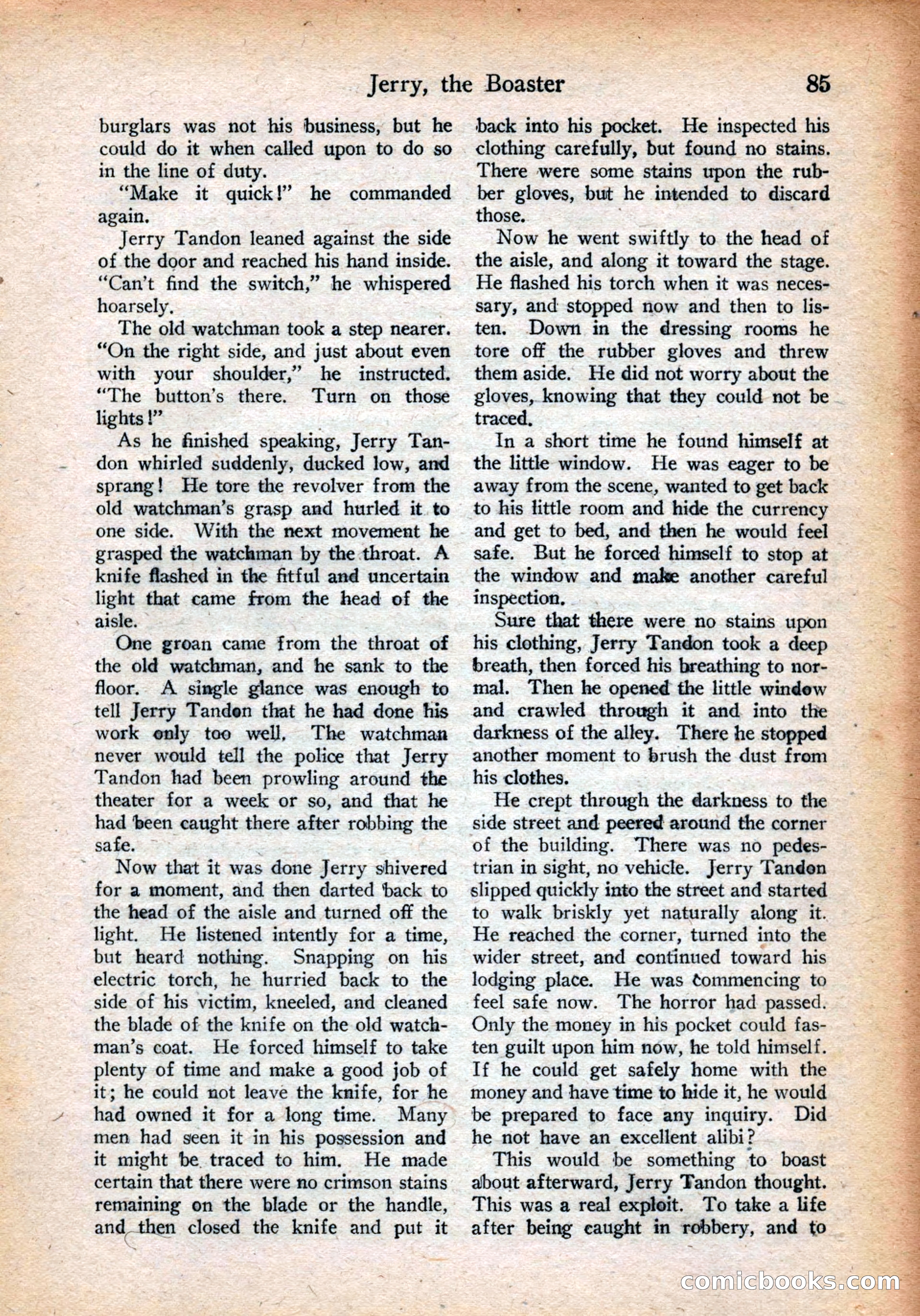 Detective Story Magazine, July 28, 1923 — page 87 of 148