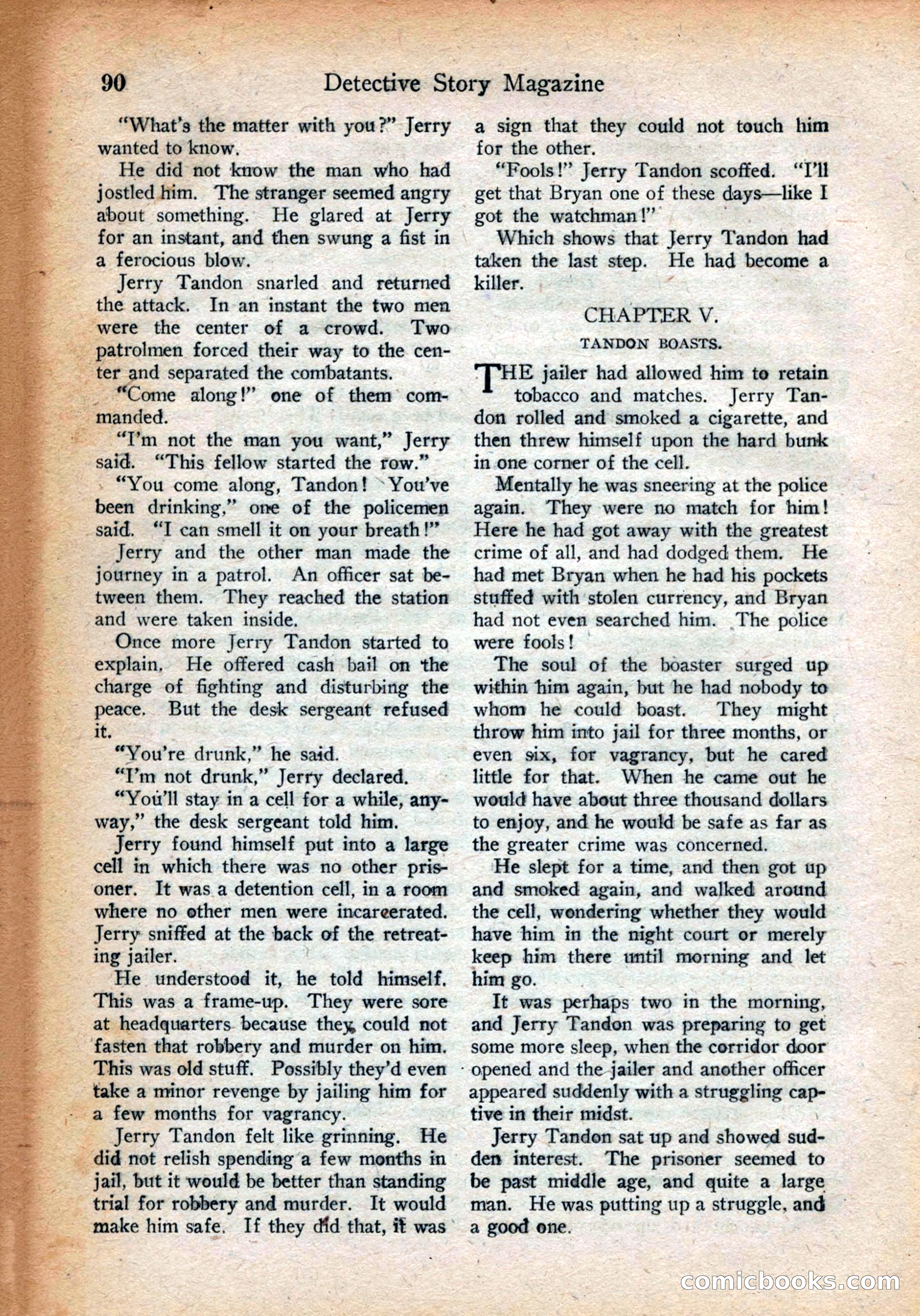 Detective Story Magazine, July 28, 1923 — page 92 of 148