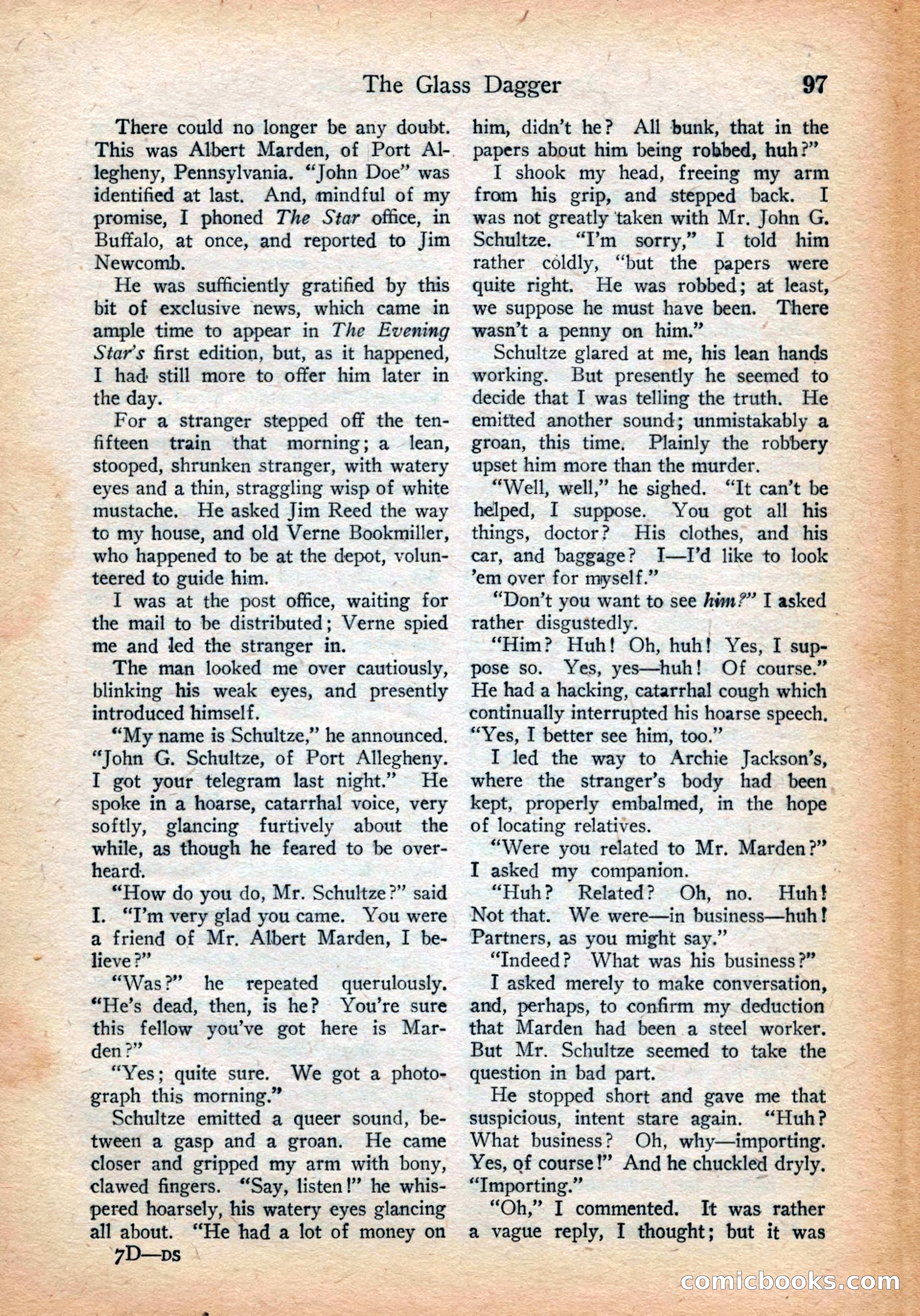 Detective Story Magazine, July 28, 1923 — page 99 of 148