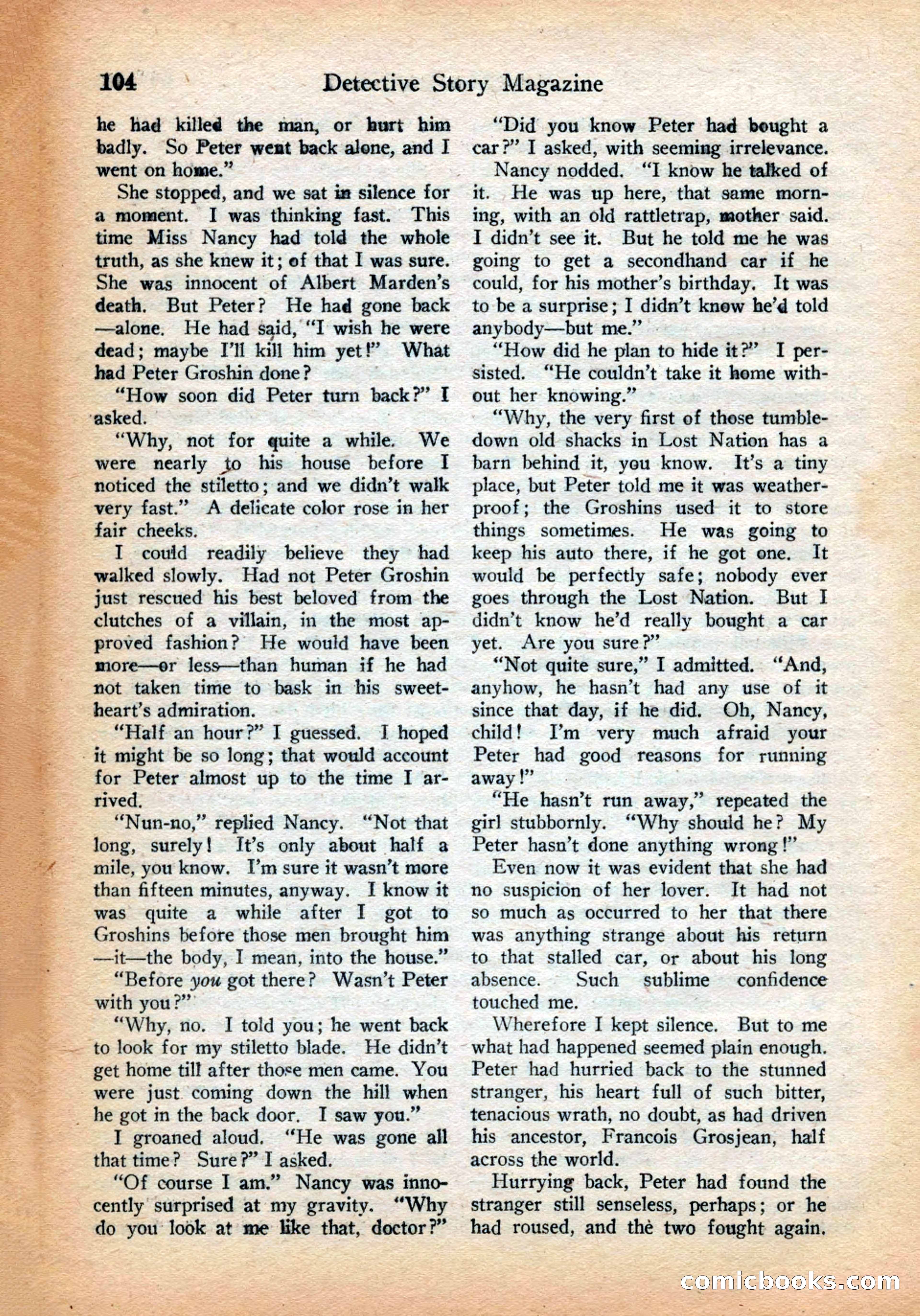 Detective Story Magazine, July 28, 1923 — page 106 of 148