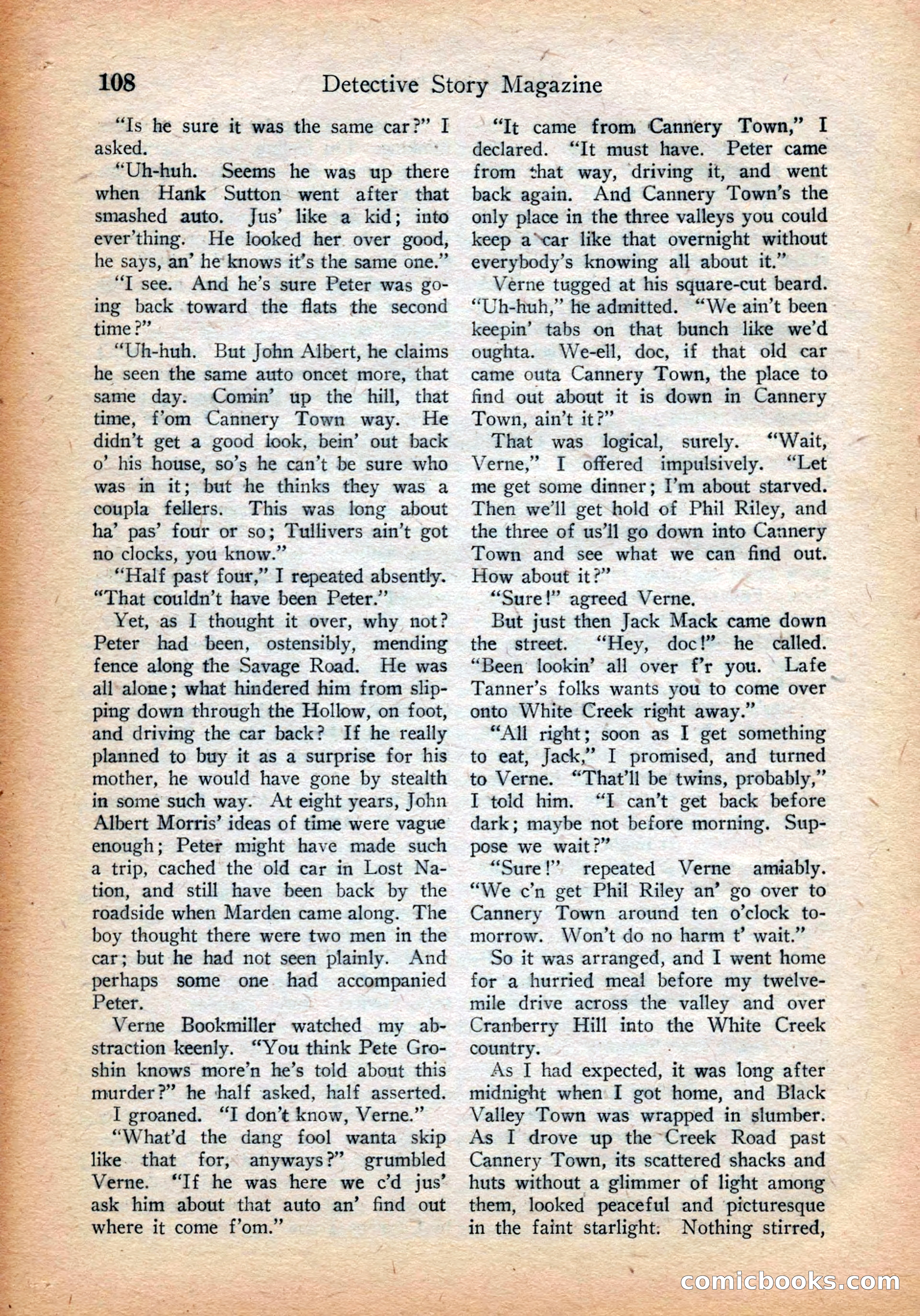 Detective Story Magazine, July 28, 1923 — page 110 of 148