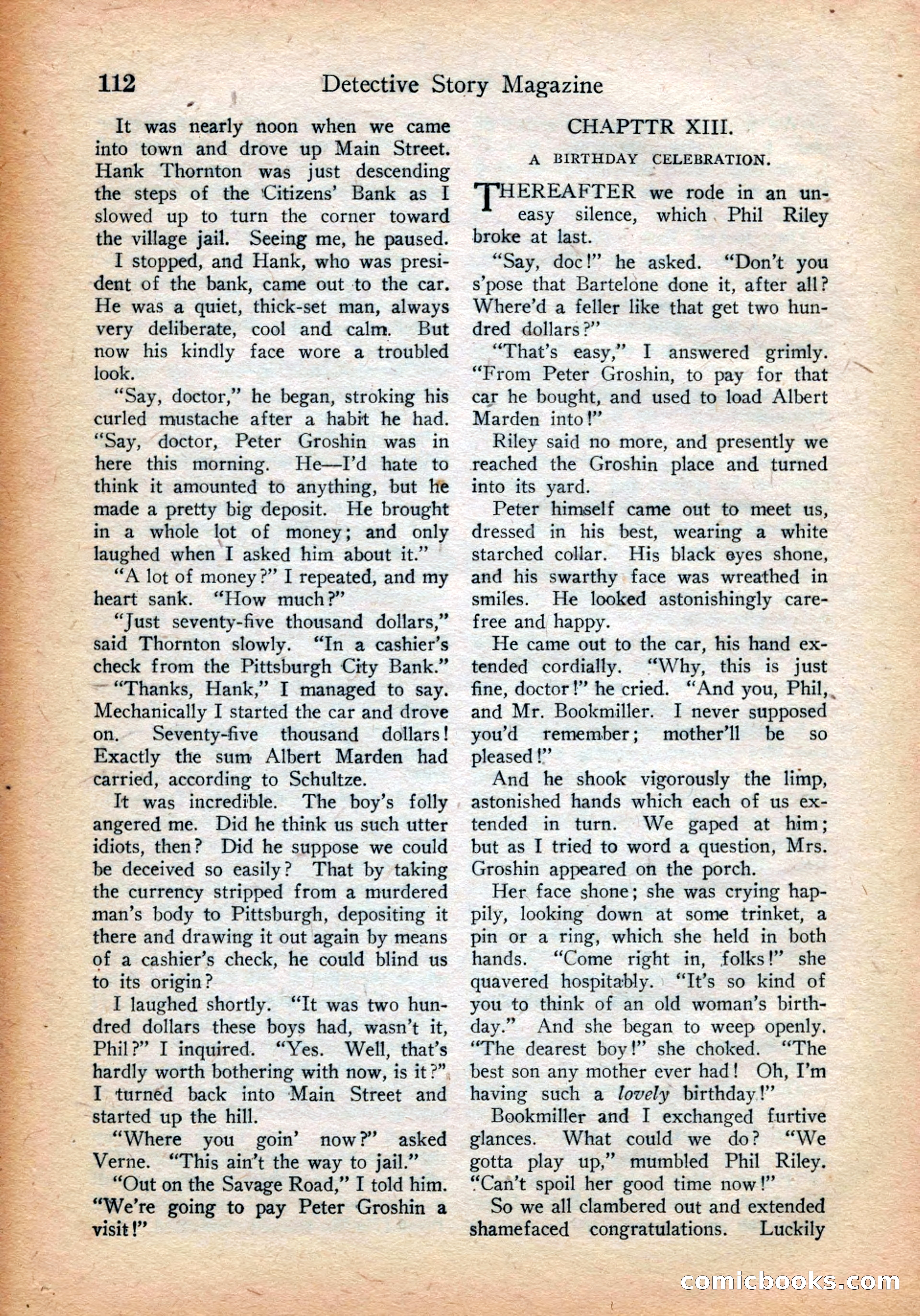 Detective Story Magazine, July 28, 1923 — page 114 of 148