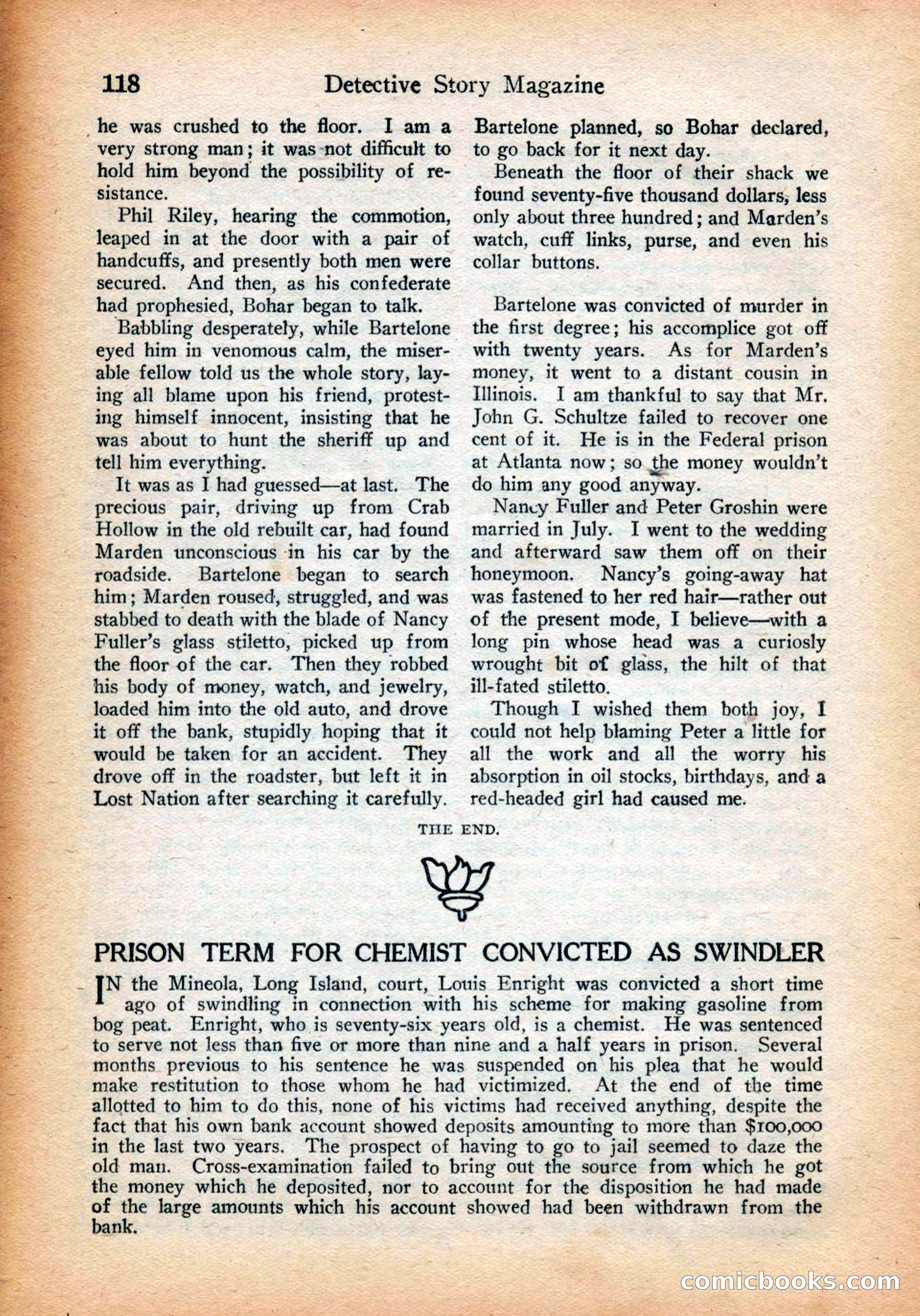 Detective Story Magazine, July 28, 1923 — page 120 of 148