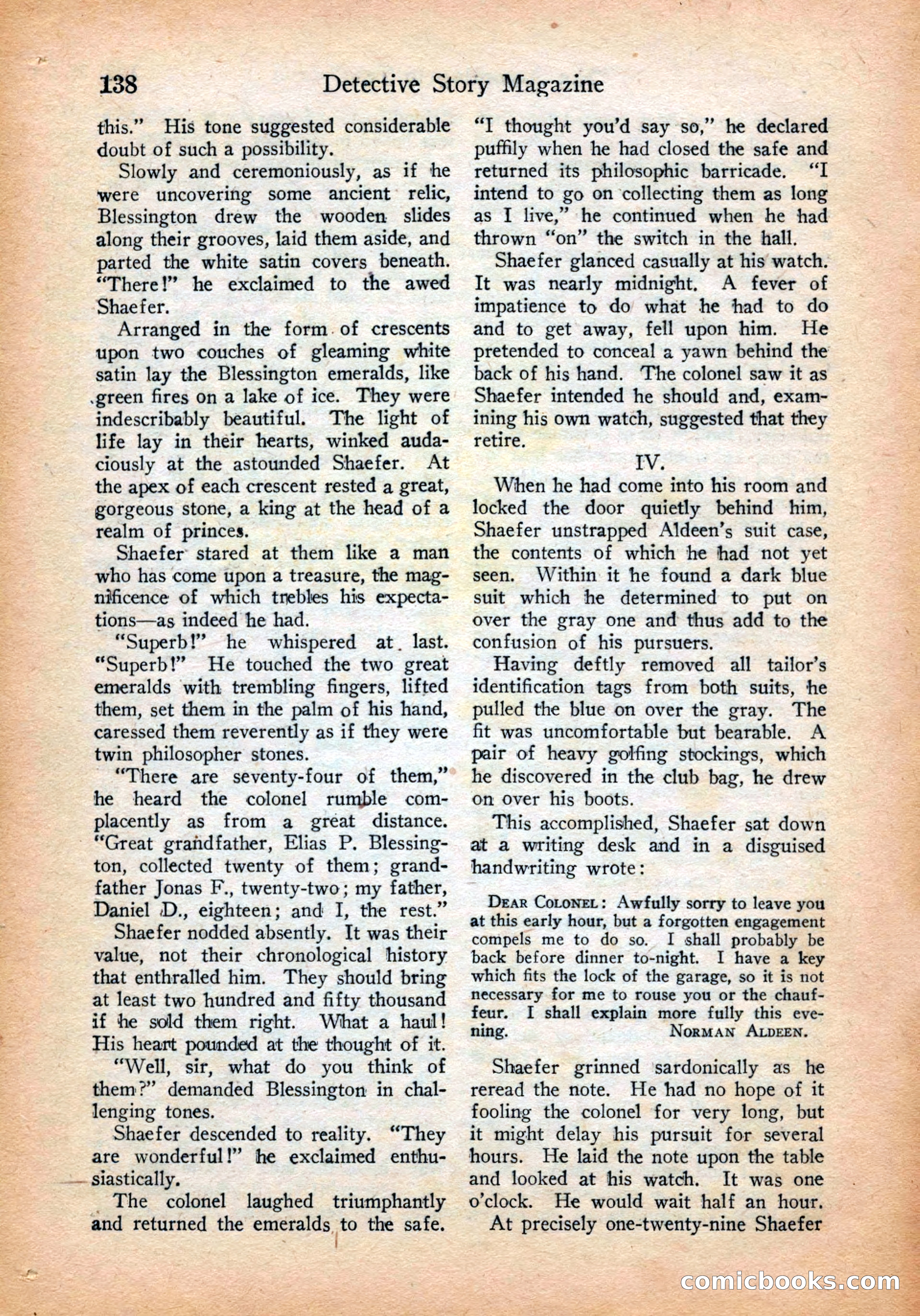 Detective Story Magazine, July 28, 1923 — page 140 of 148
