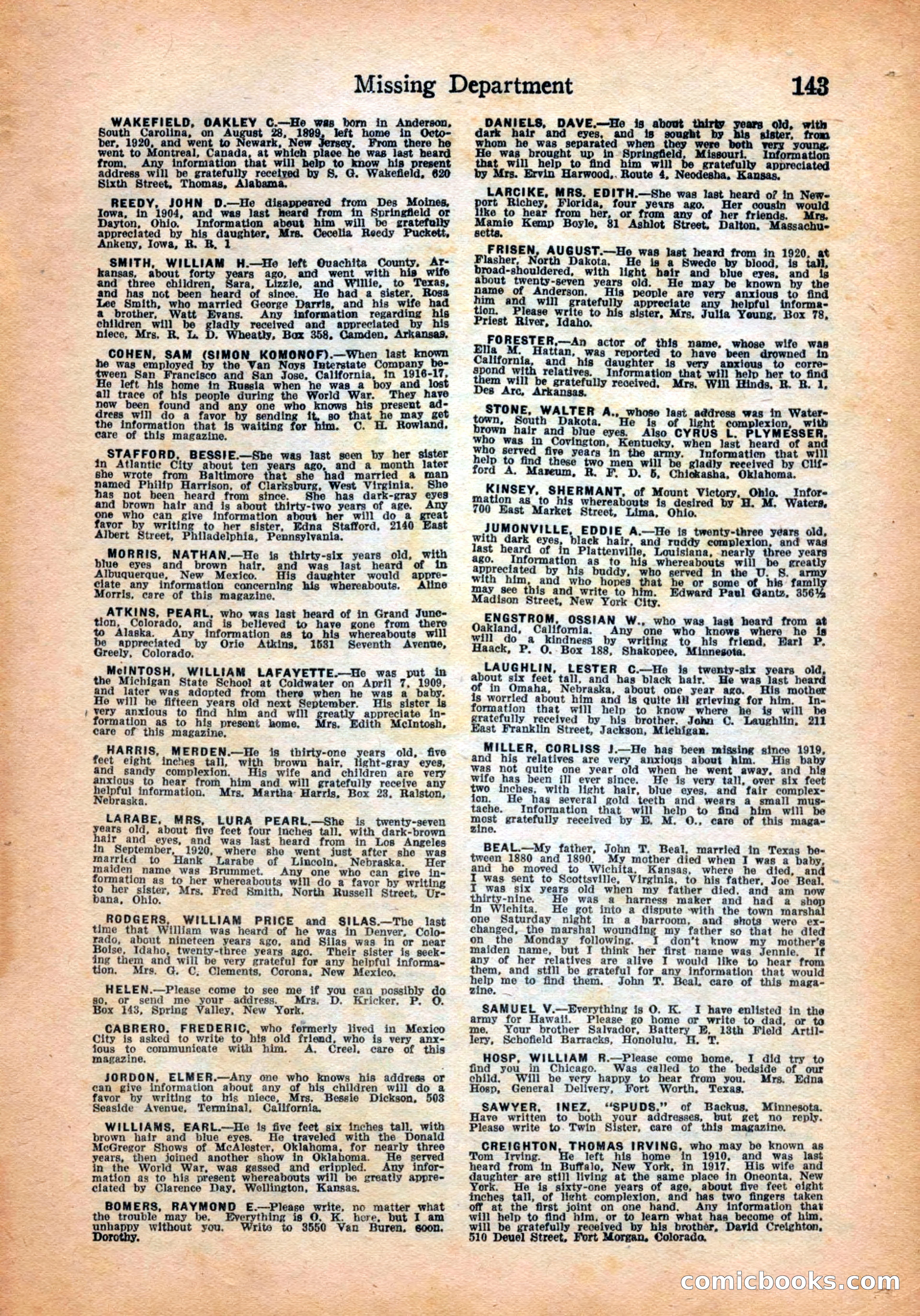 Detective Story Magazine, July 28, 1923 — page 145 of 148