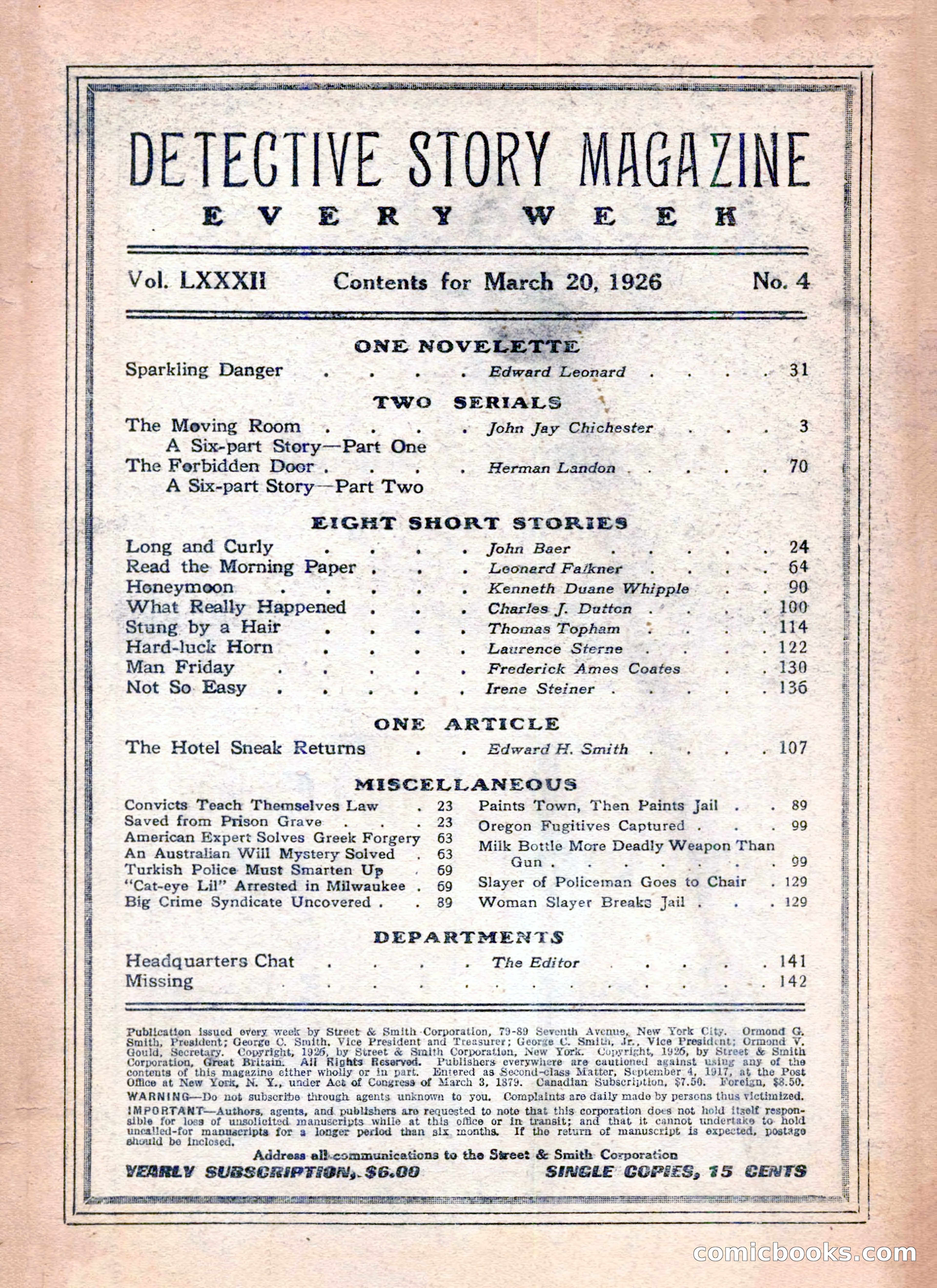 Detective Story Magazine — page 3 of 148