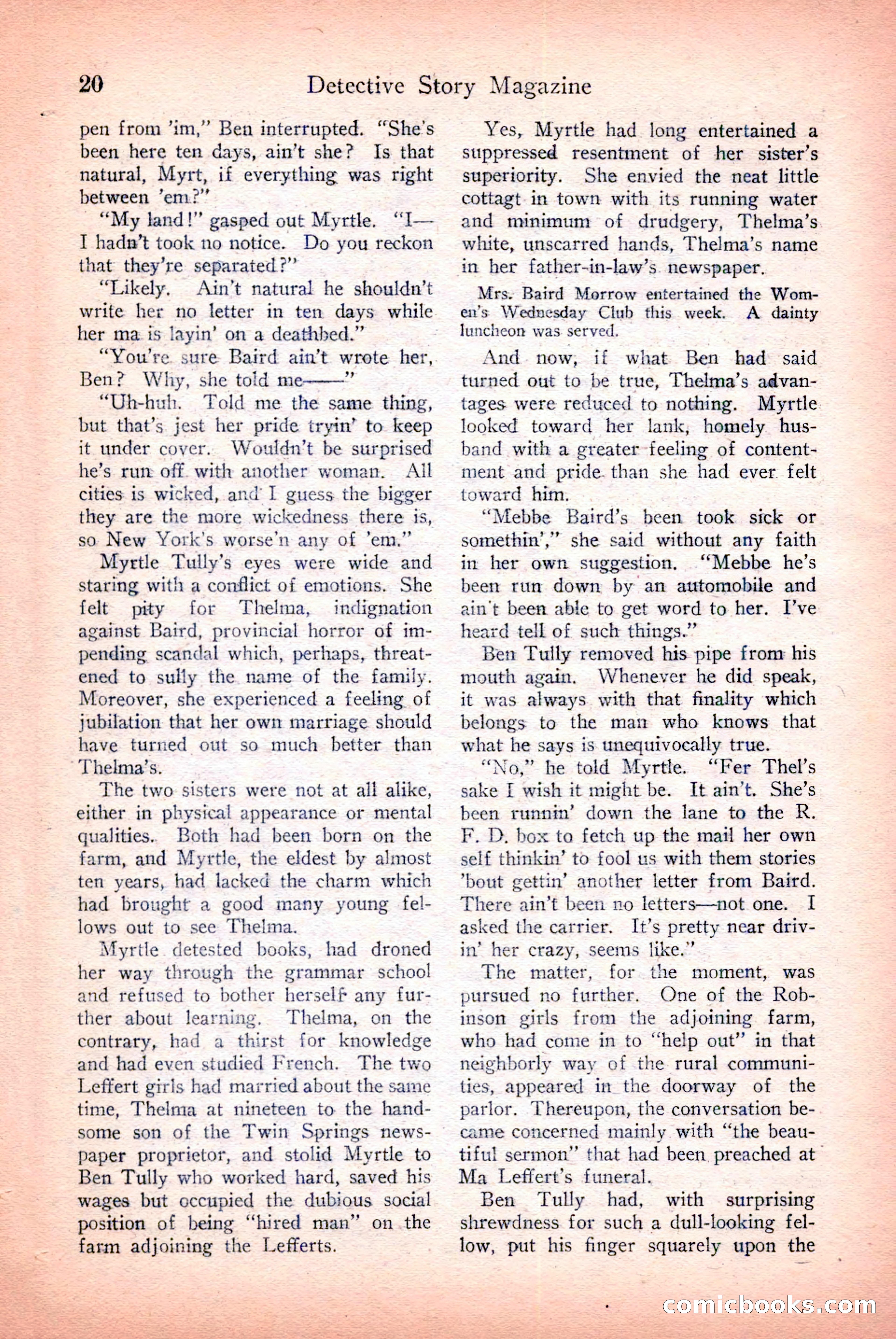 Detective Story Magazine — page 22 of 148