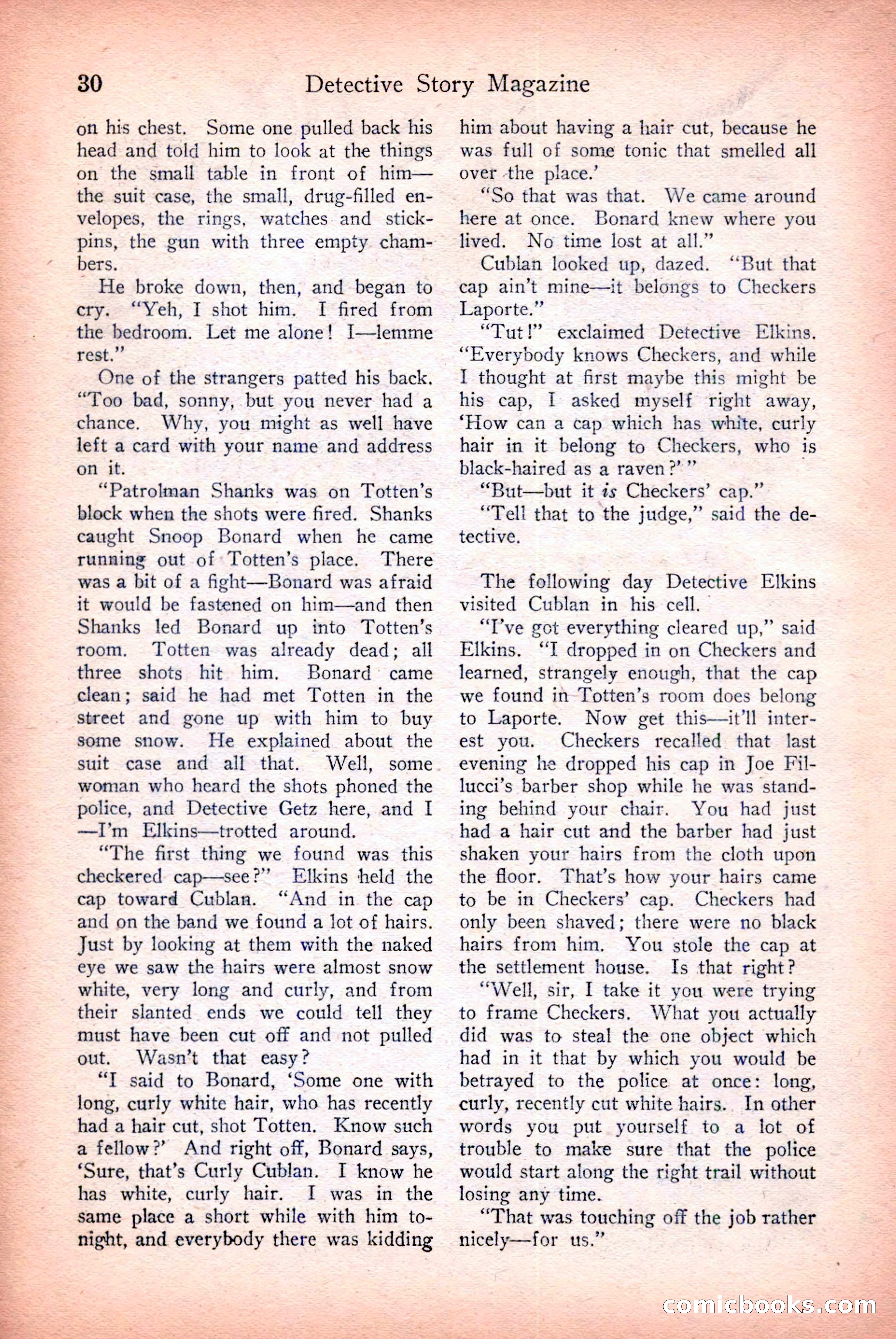 Detective Story Magazine — page 32 of 148