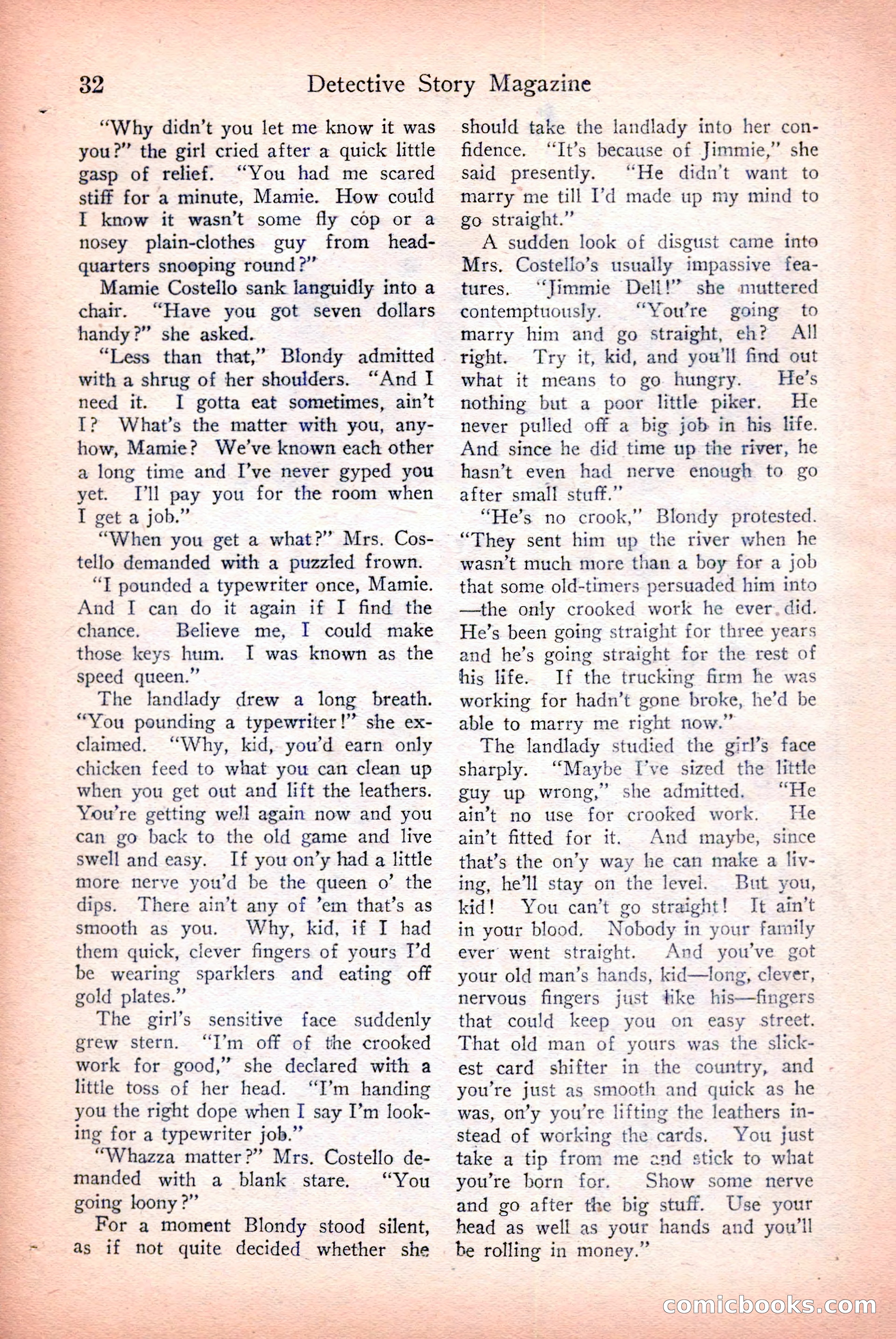 Detective Story Magazine — page 34 of 148