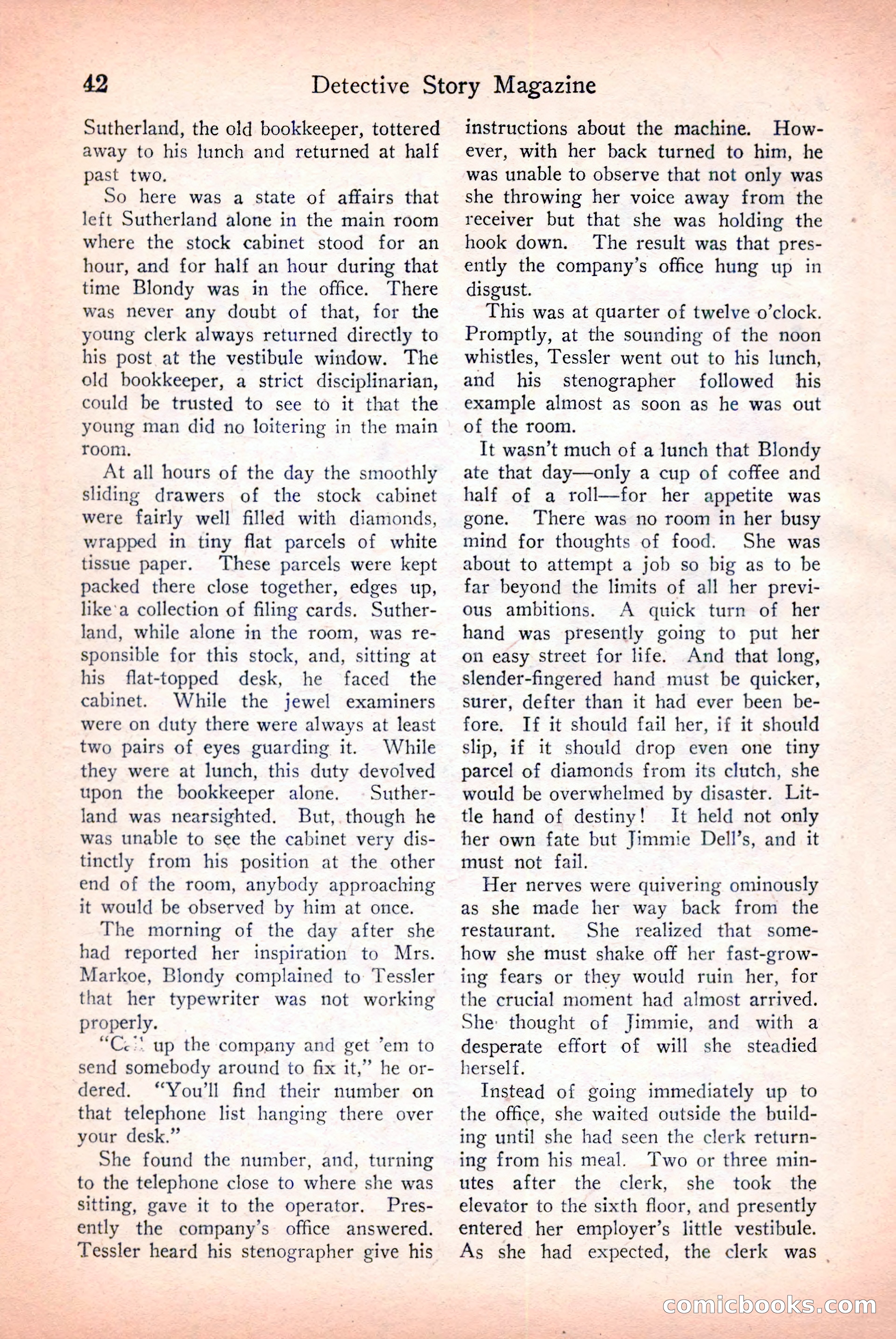 Detective Story Magazine — page 44 of 148