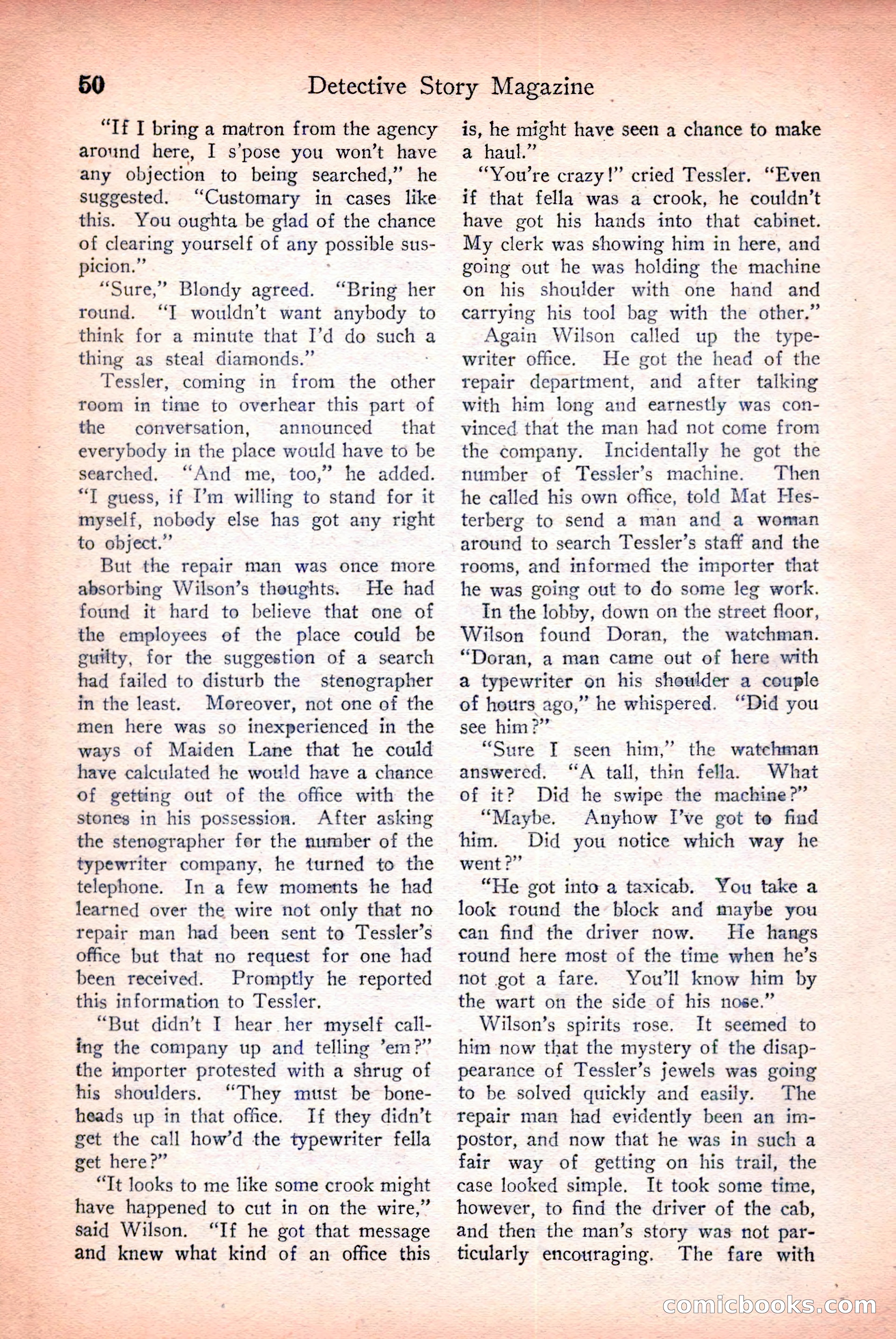 Detective Story Magazine — page 52 of 148
