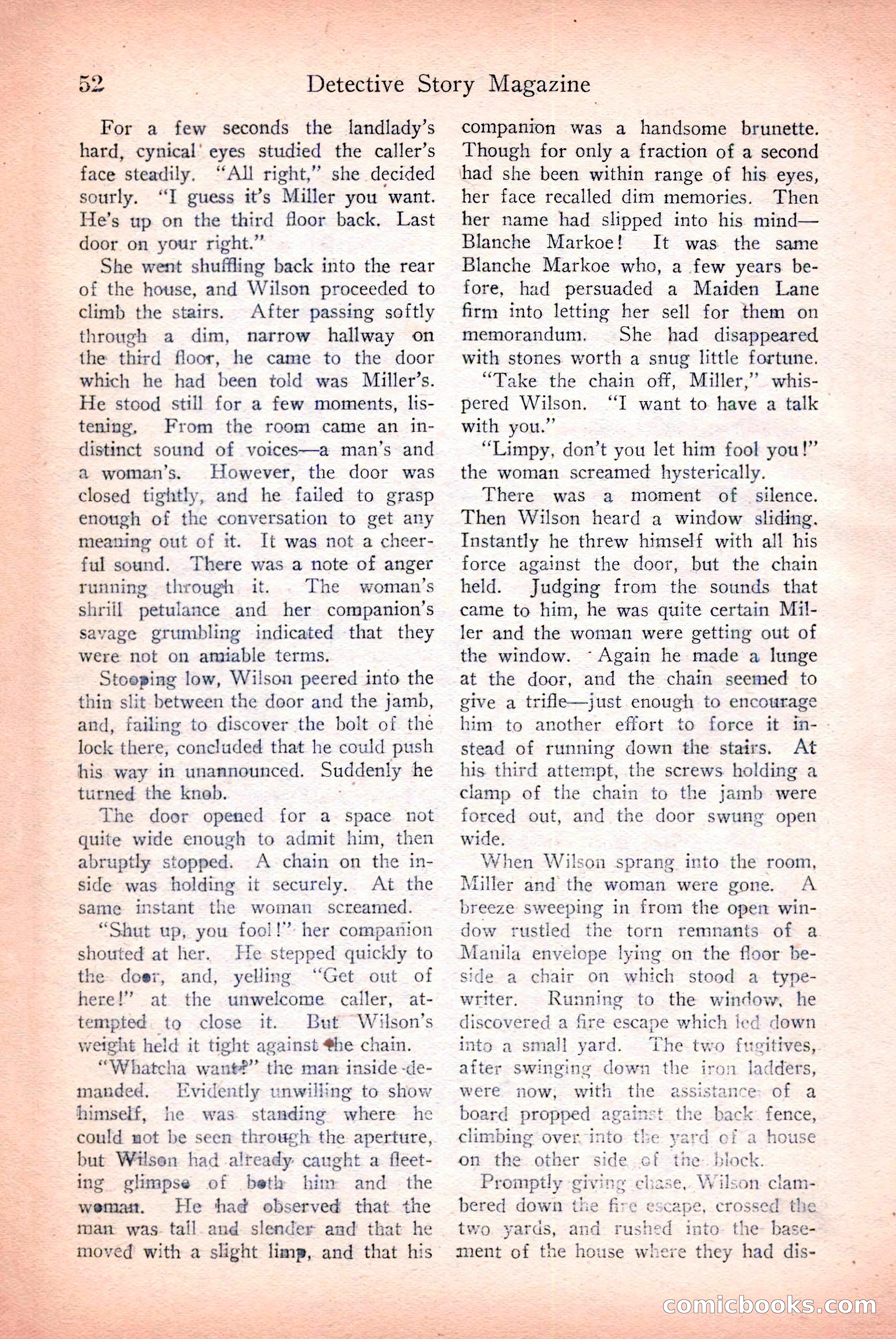 Detective Story Magazine — page 54 of 148