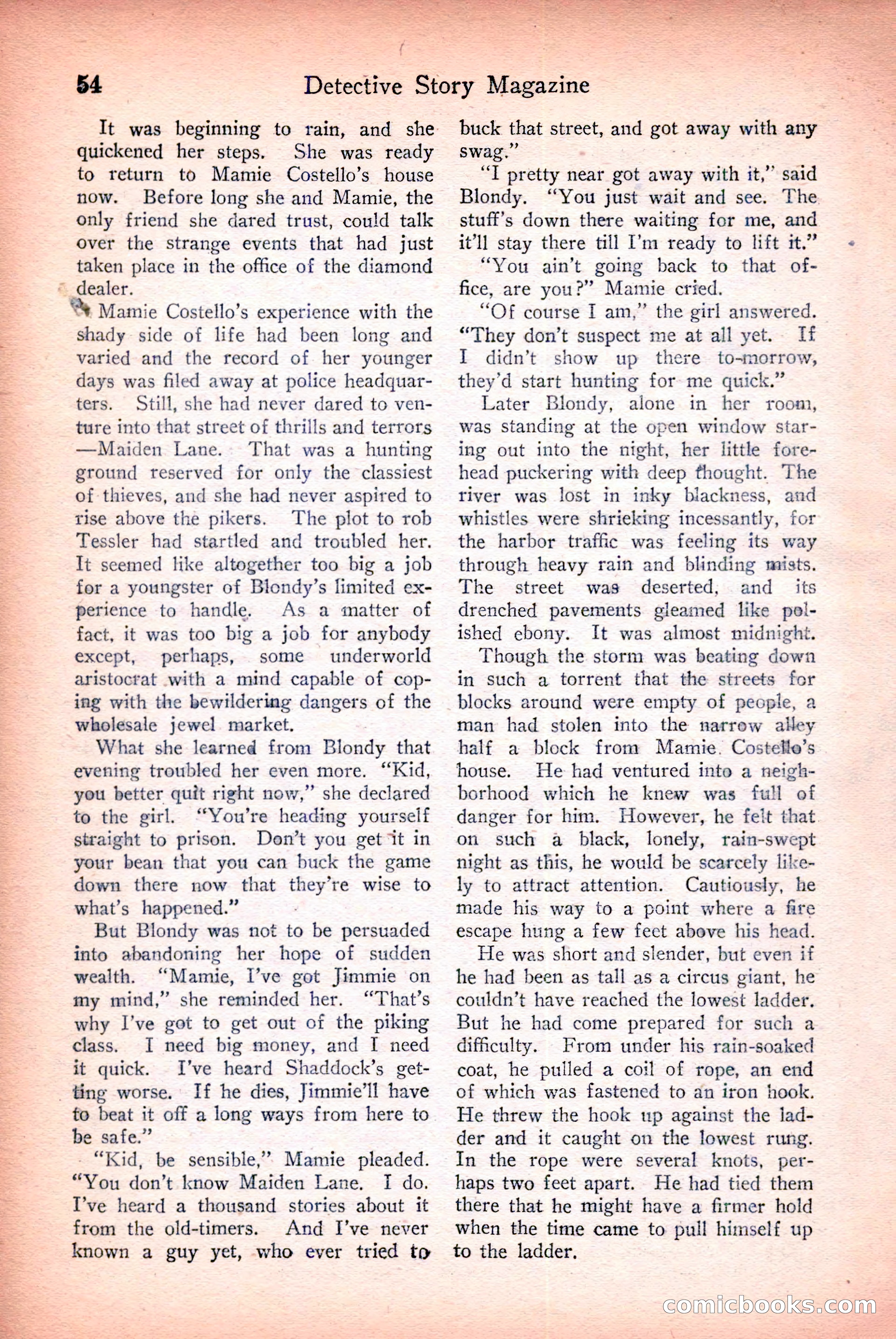 Detective Story Magazine — page 56 of 148