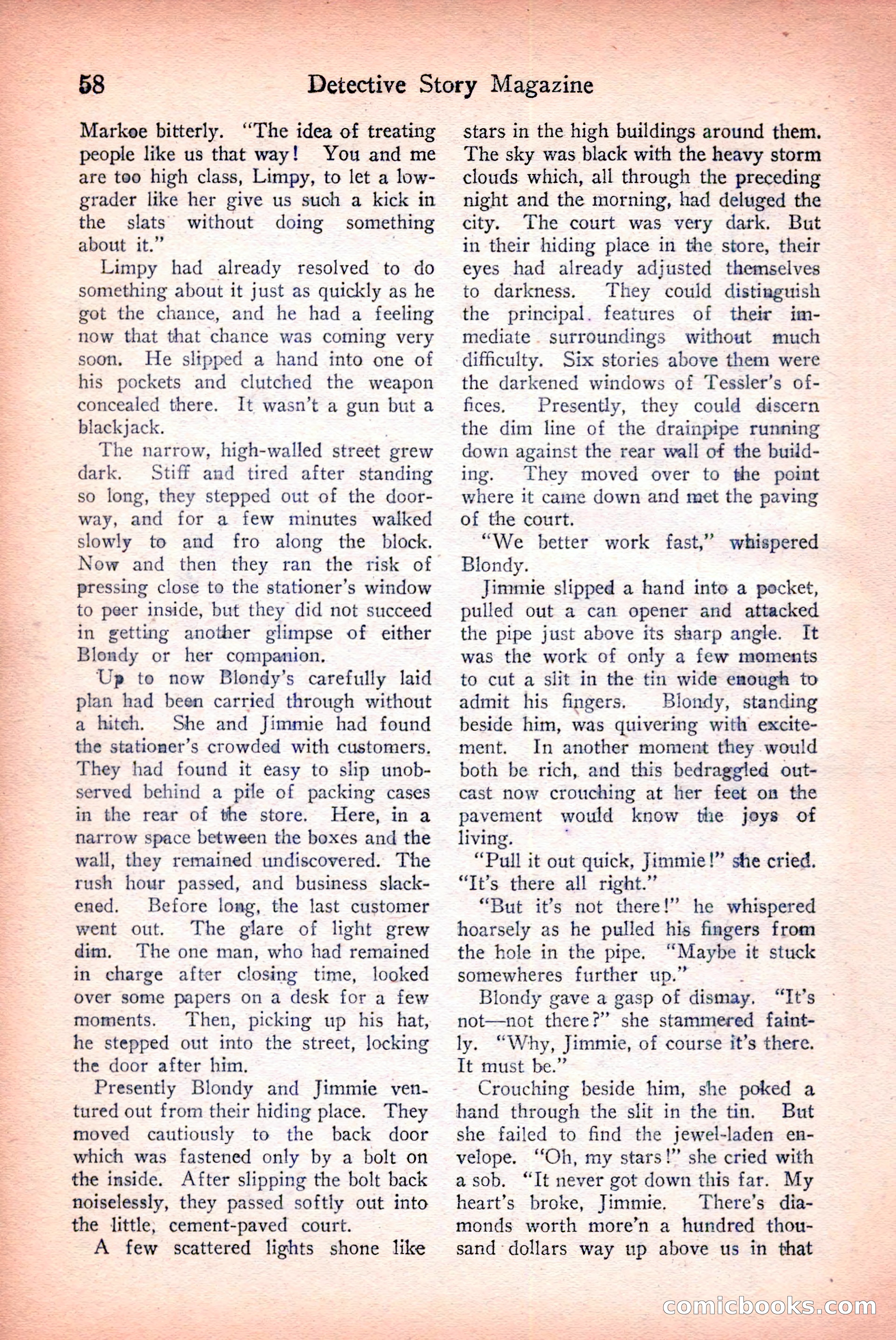 Detective Story Magazine — page 60 of 148