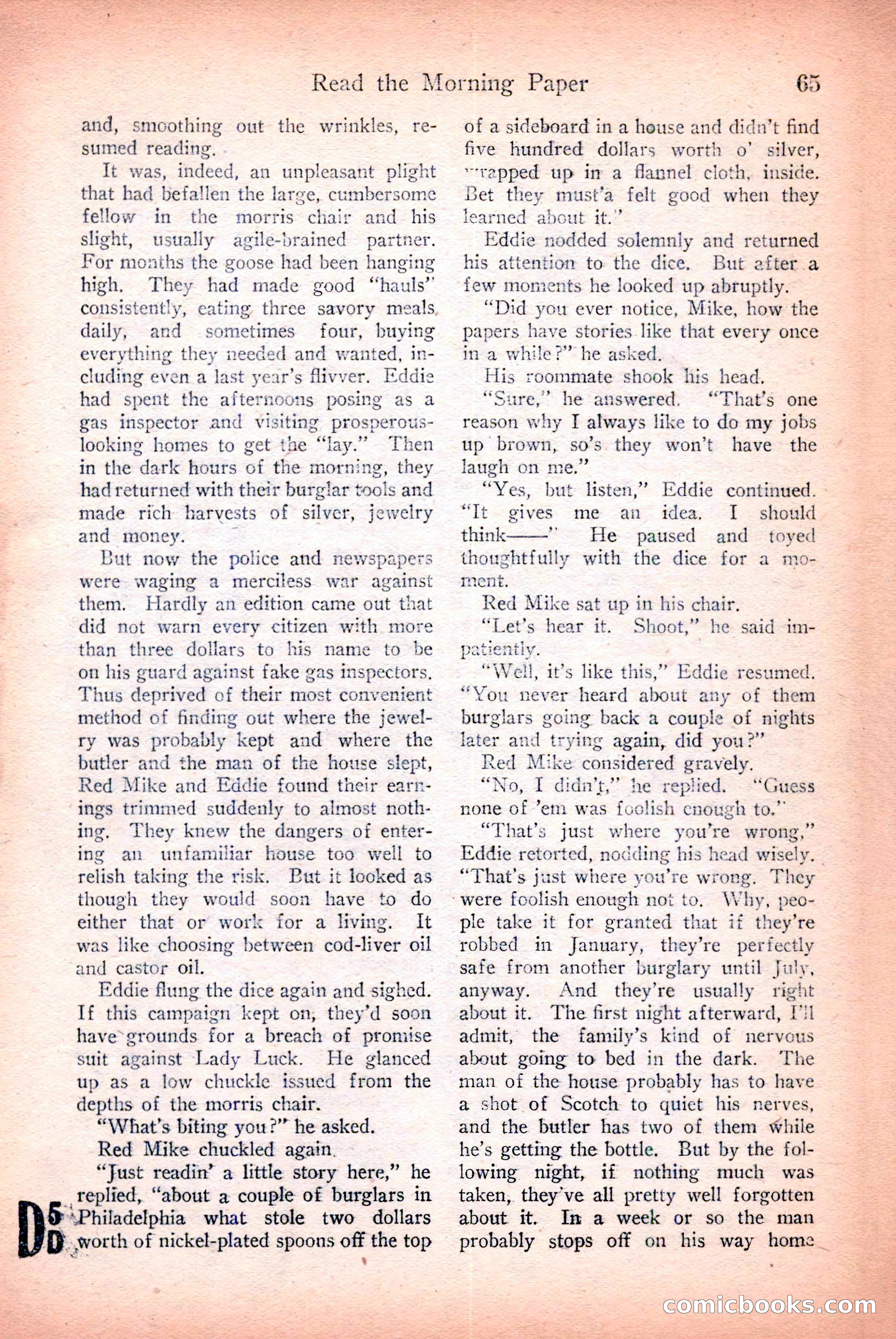Detective Story Magazine — page 67 of 148