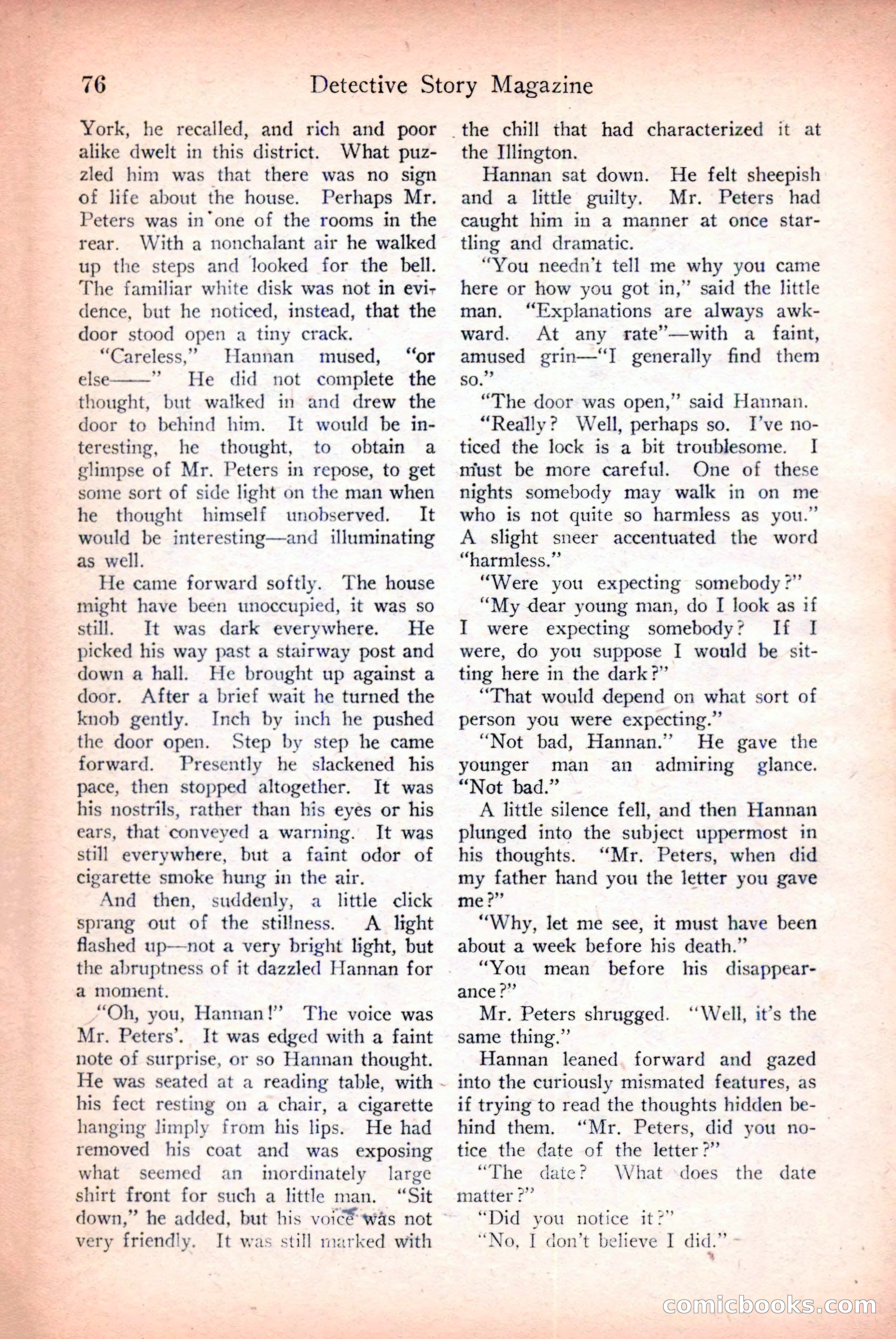 Detective Story Magazine — page 78 of 148