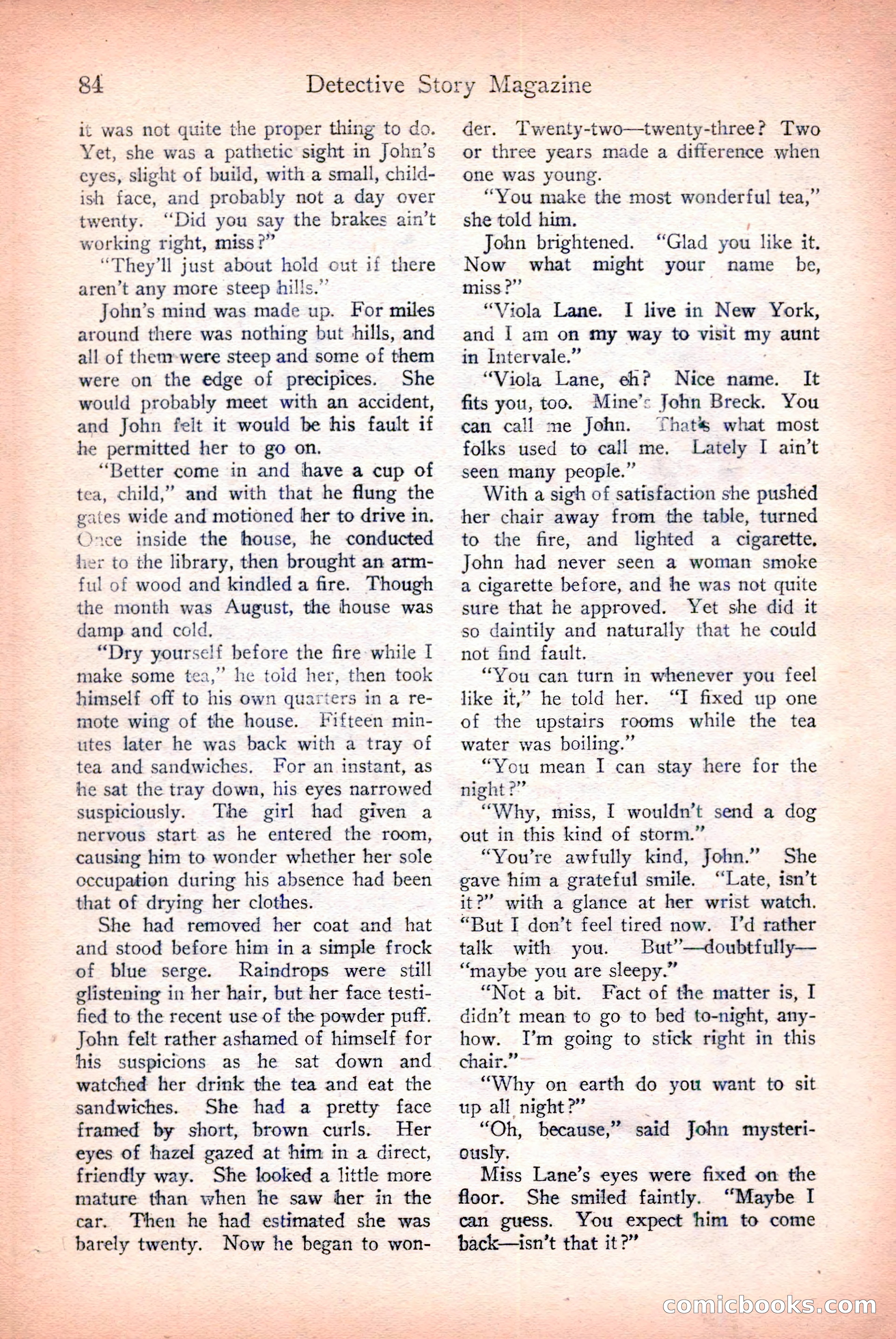 Detective Story Magazine — page 86 of 148
