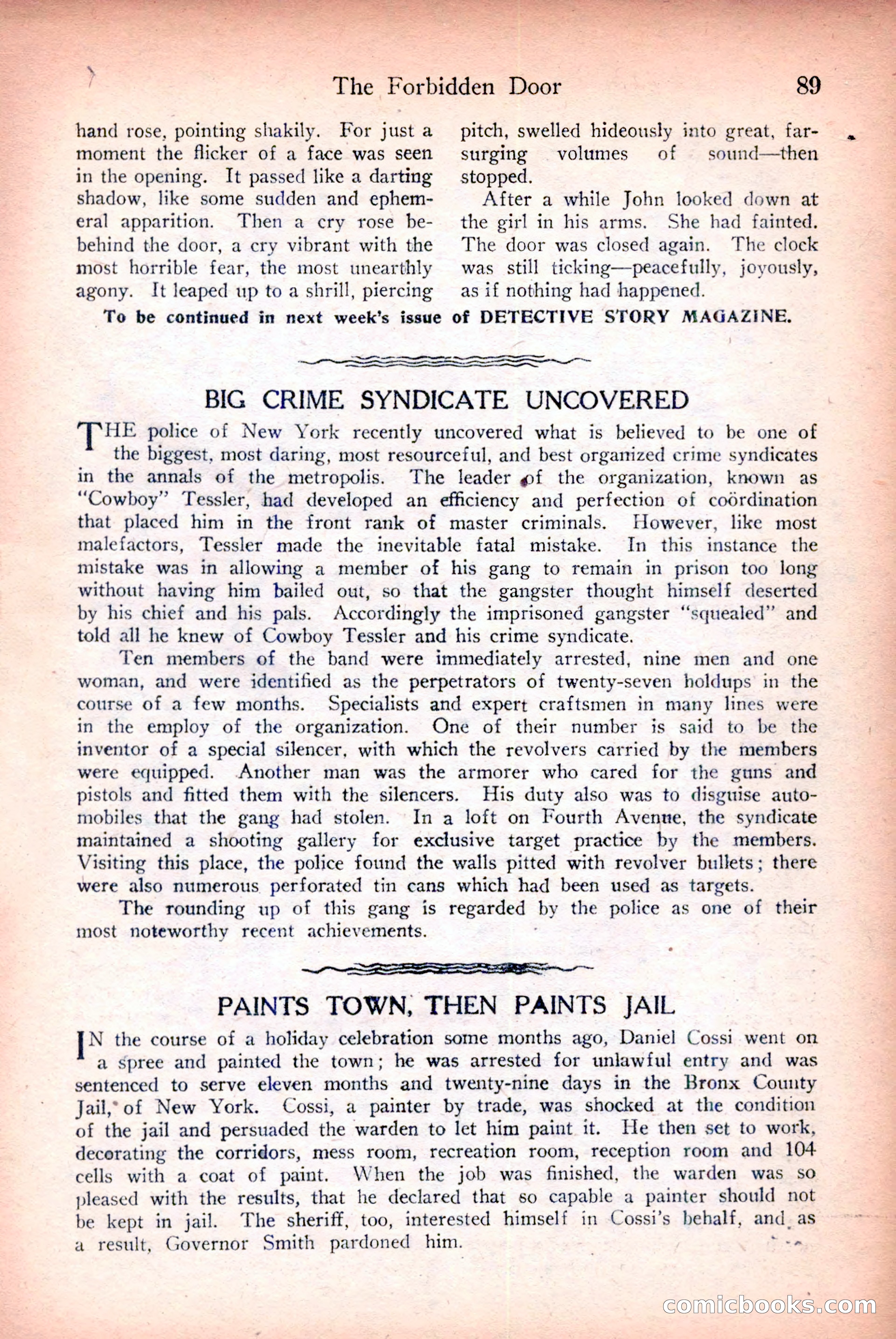 Detective Story Magazine — page 91 of 148