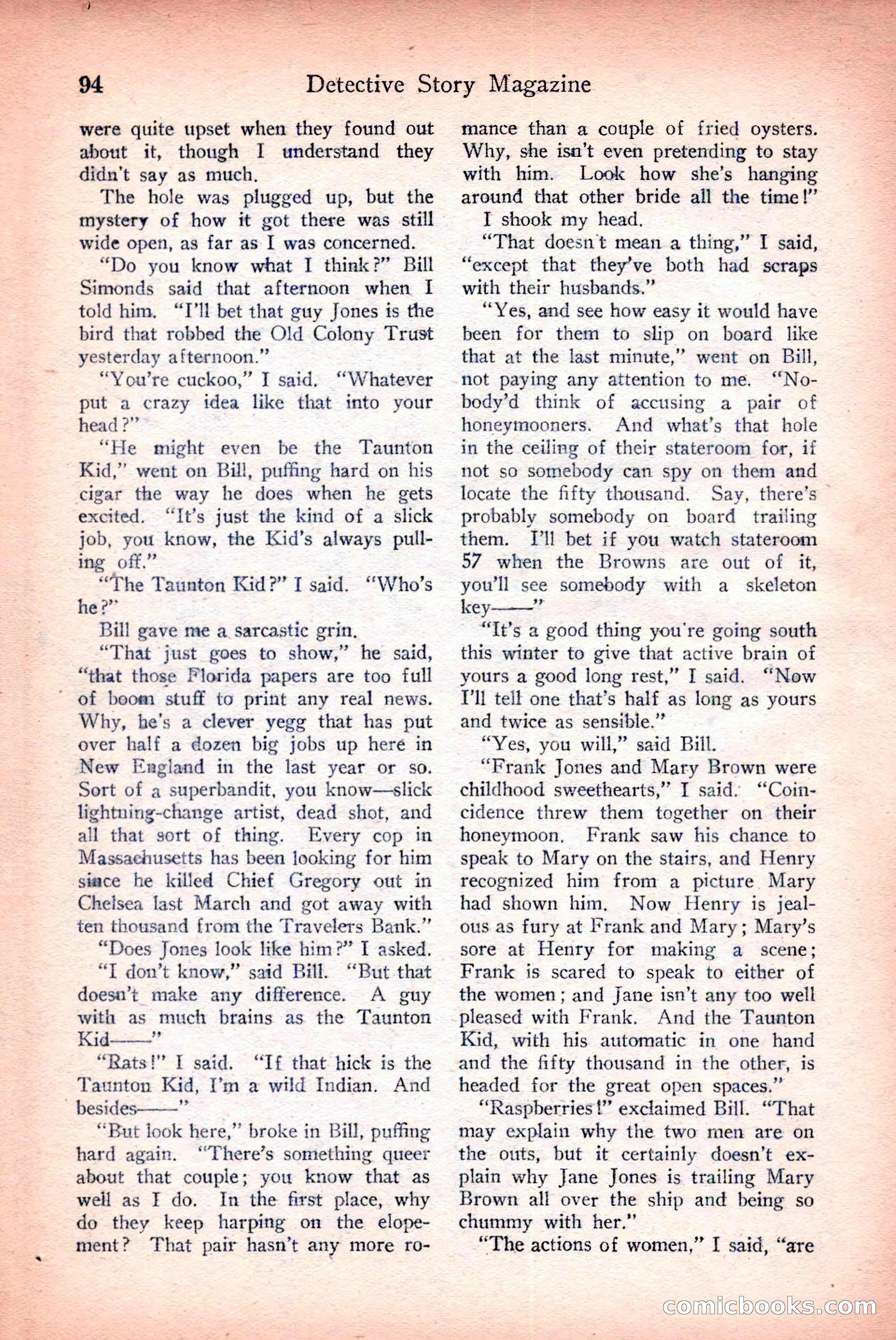 Detective Story Magazine — page 96 of 148