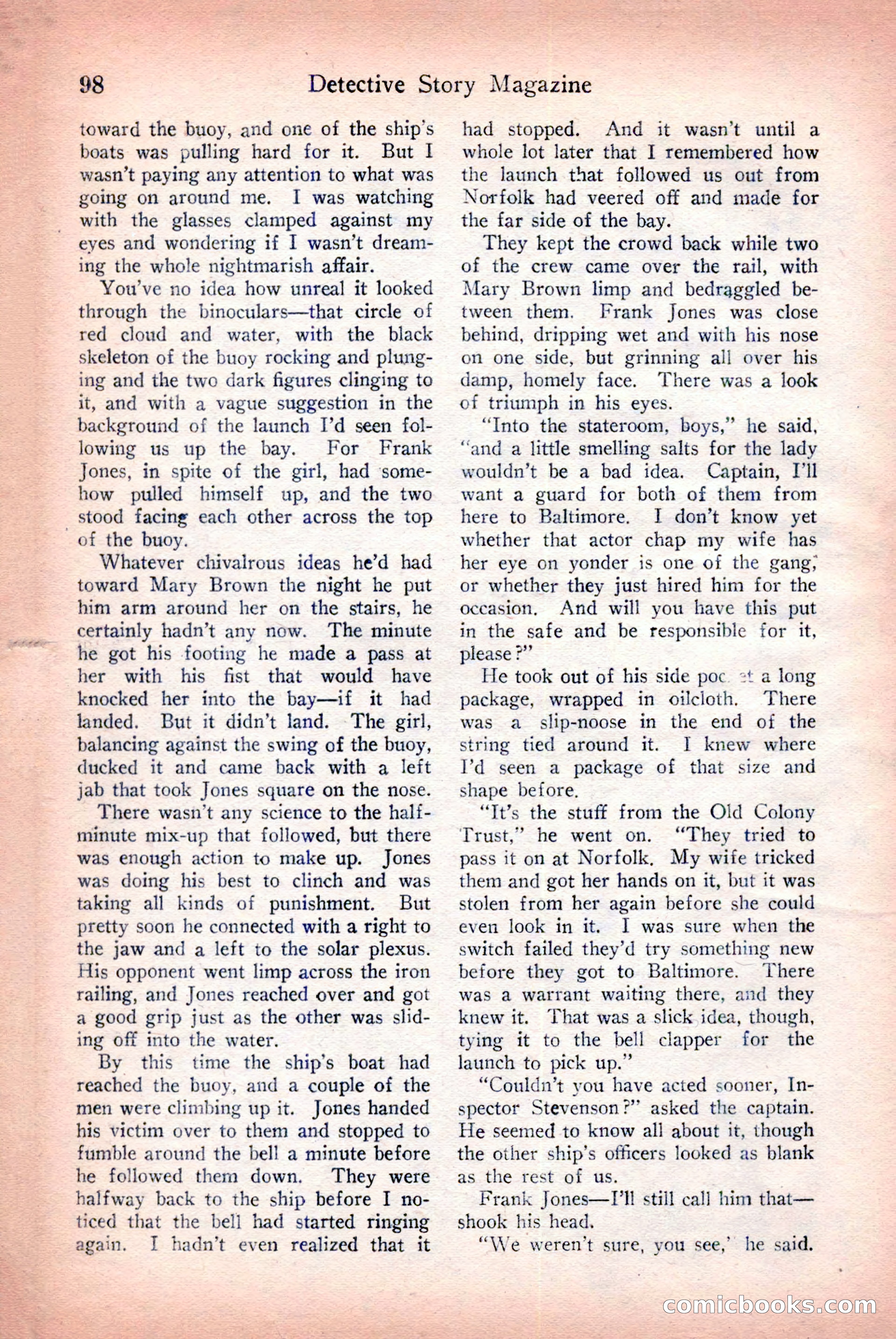 Detective Story Magazine — page 100 of 148