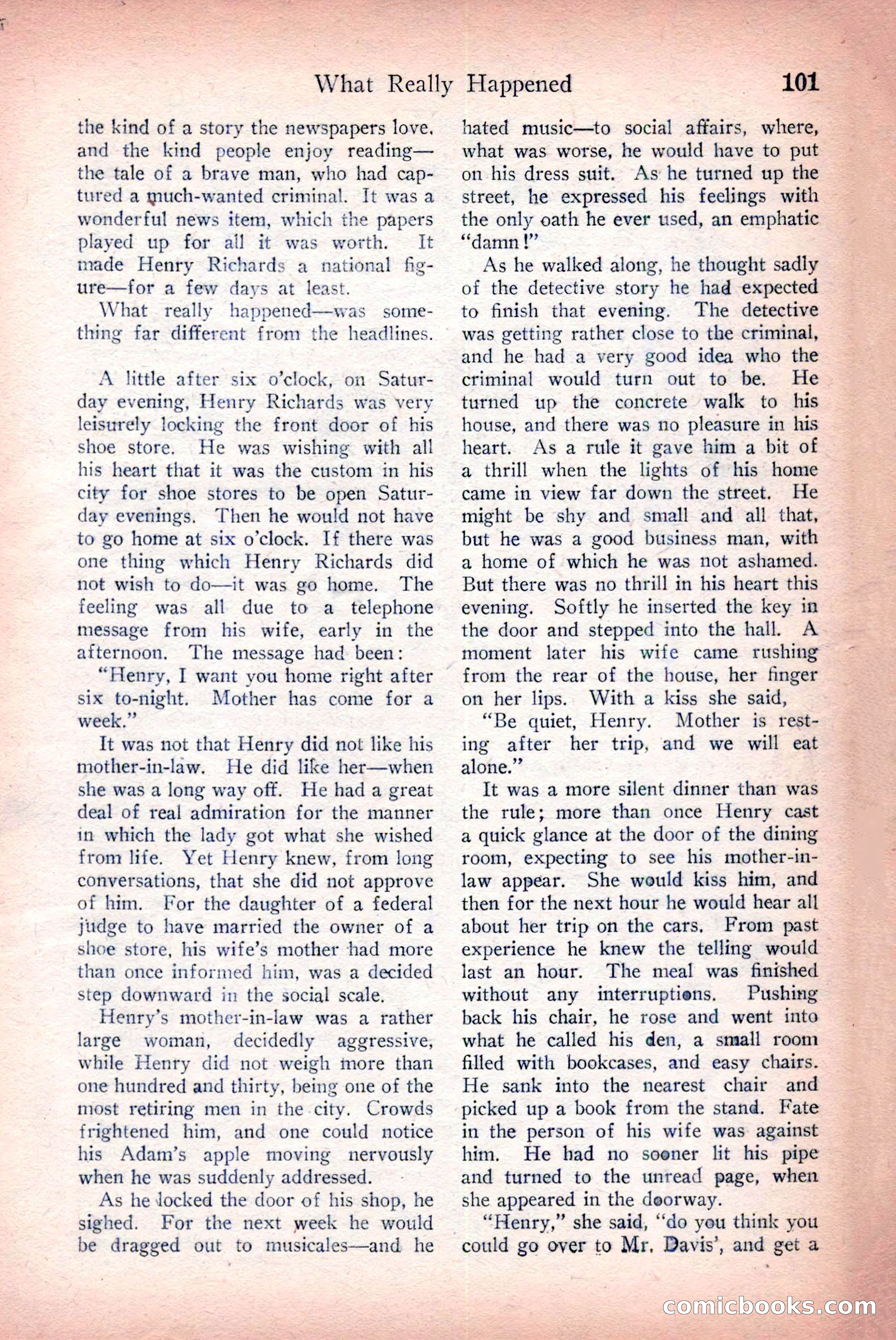 Detective Story Magazine — page 103 of 148