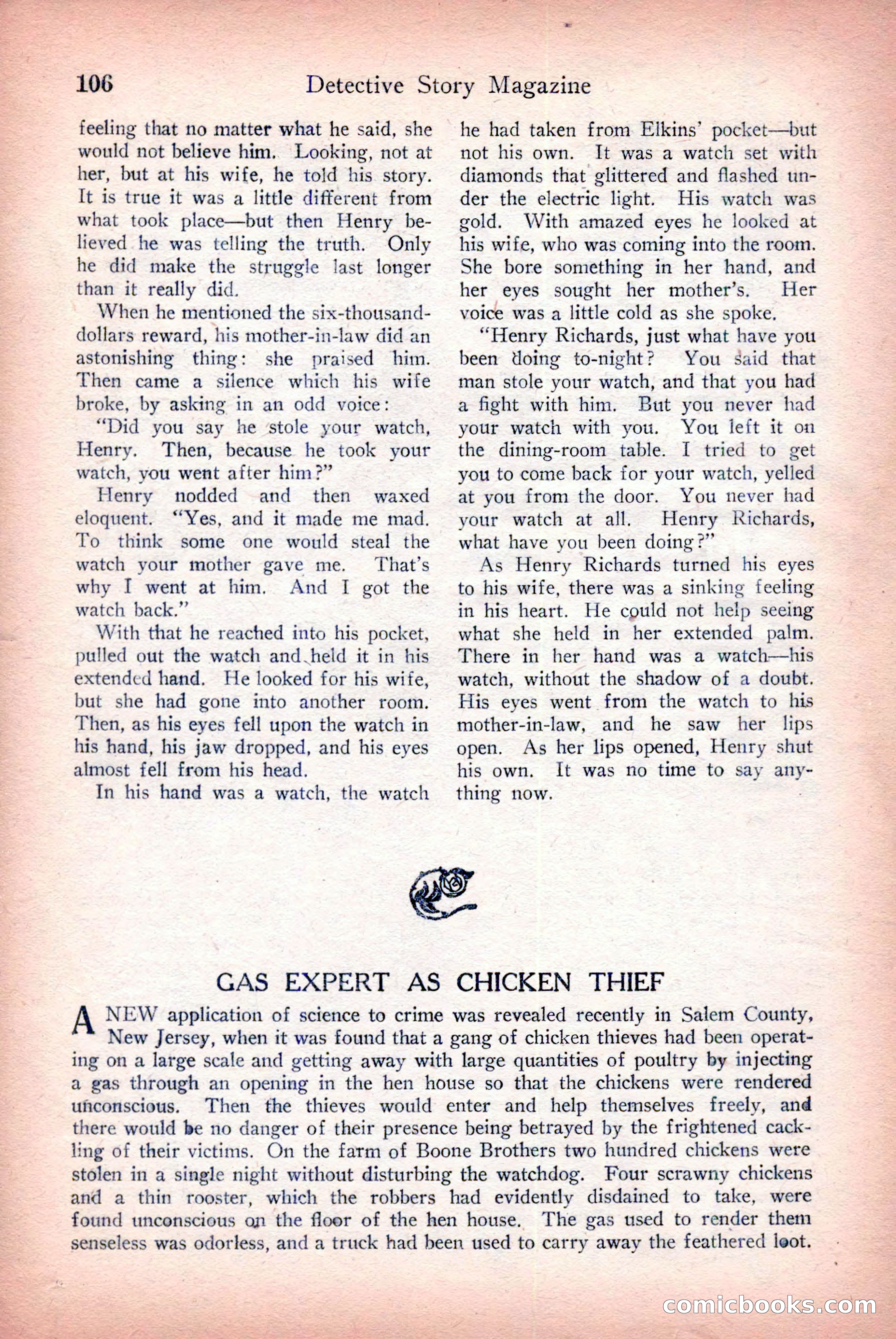 Detective Story Magazine — page 108 of 148