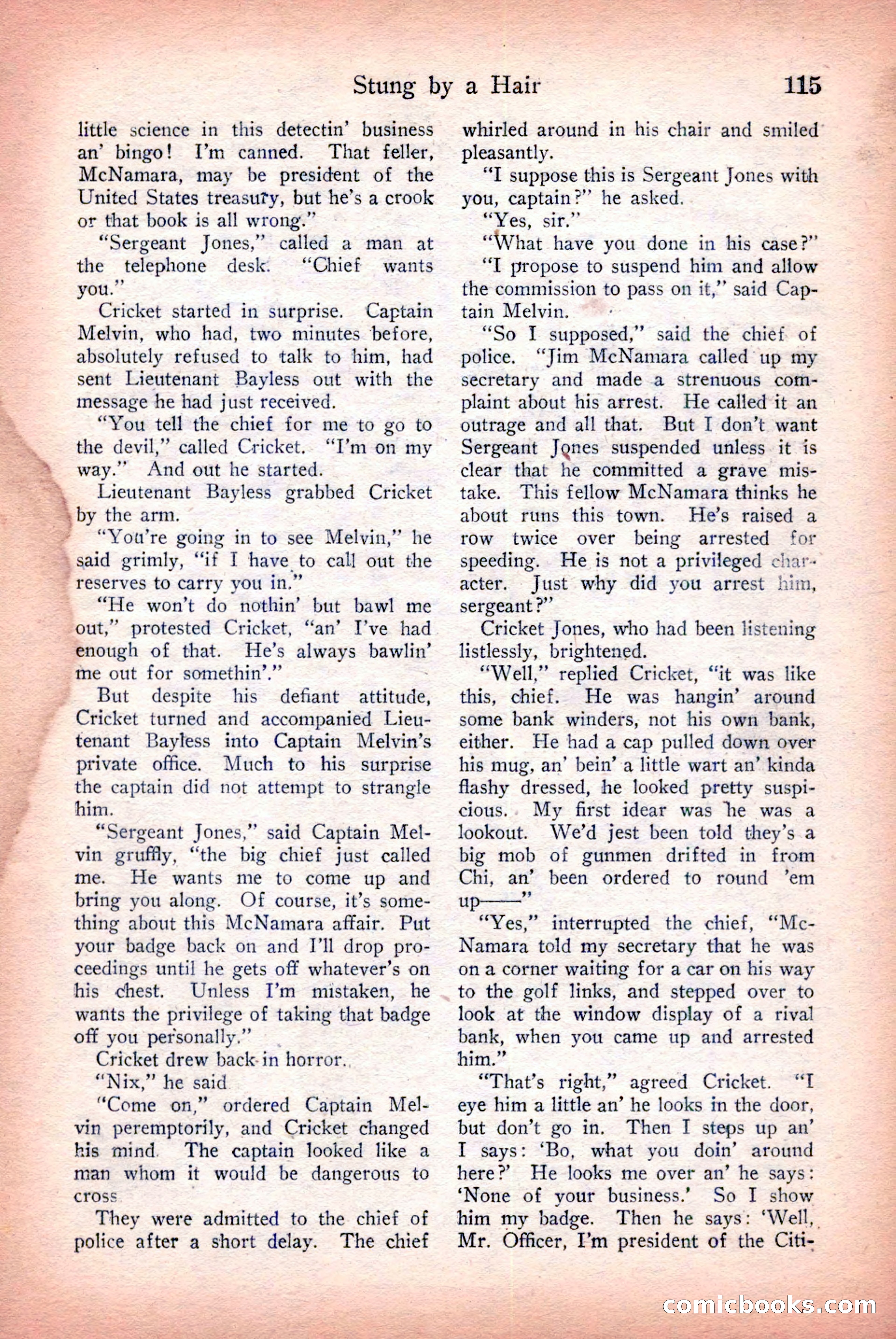 Detective Story Magazine — page 117 of 148