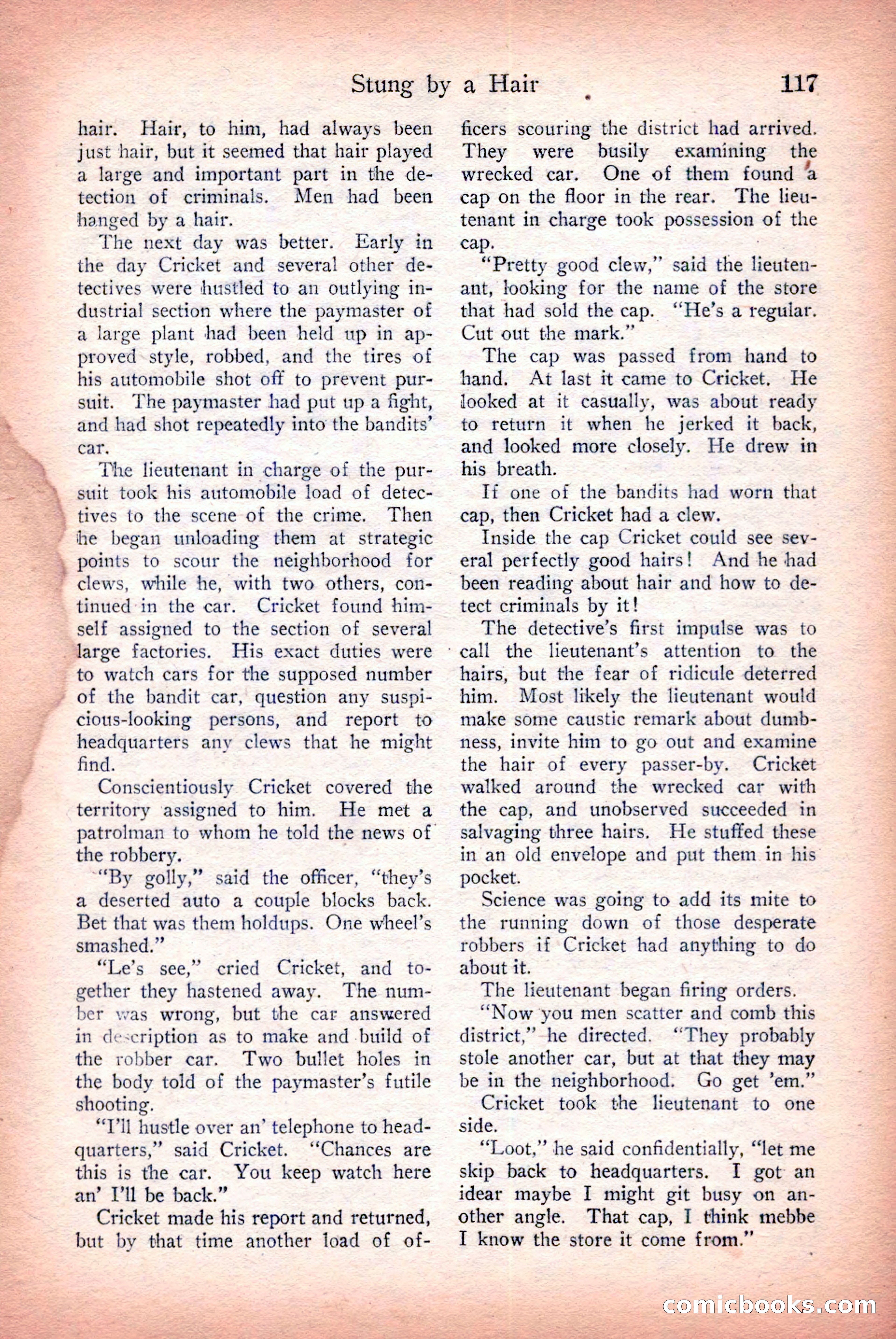 Detective Story Magazine — page 119 of 148