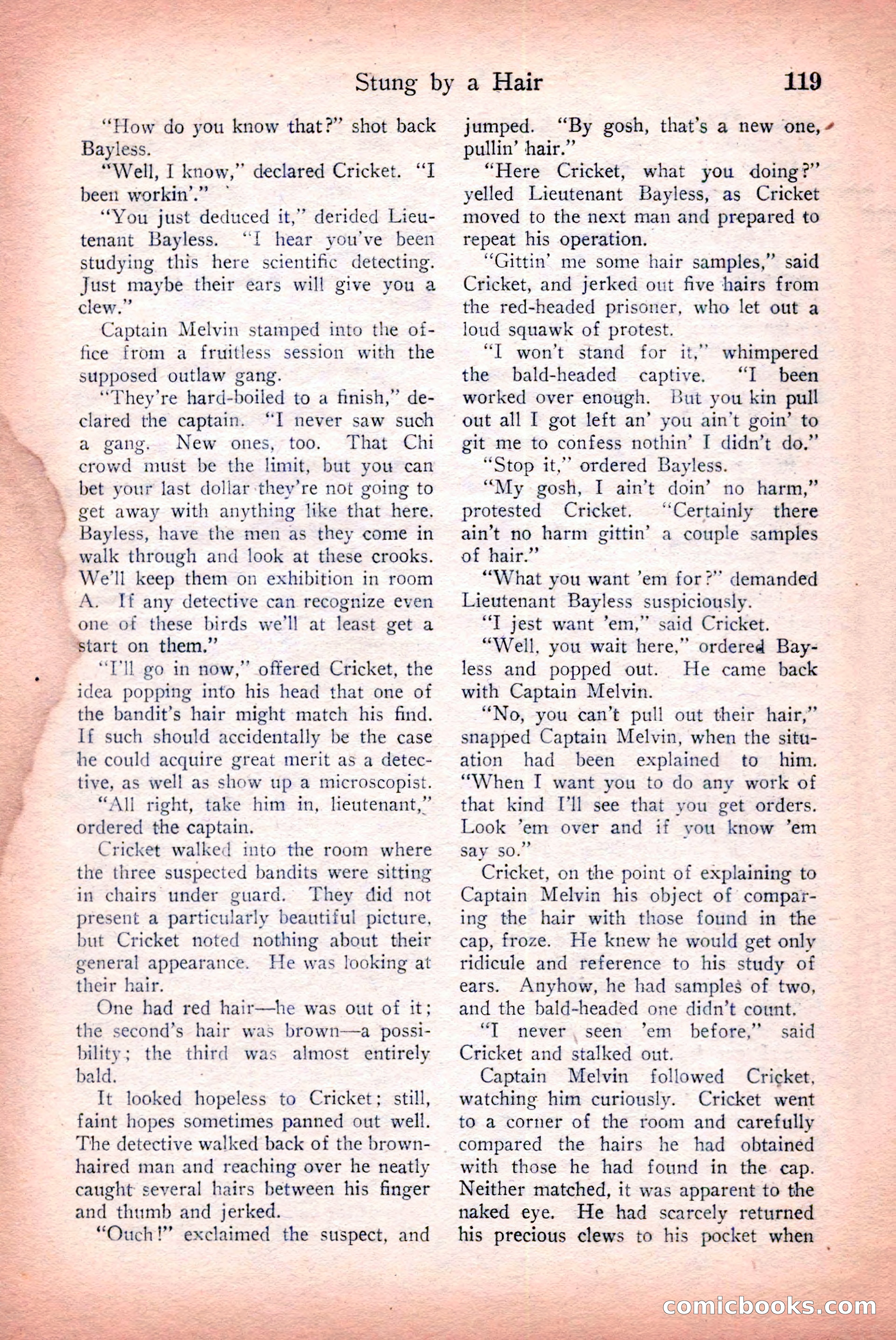 Detective Story Magazine — page 121 of 148