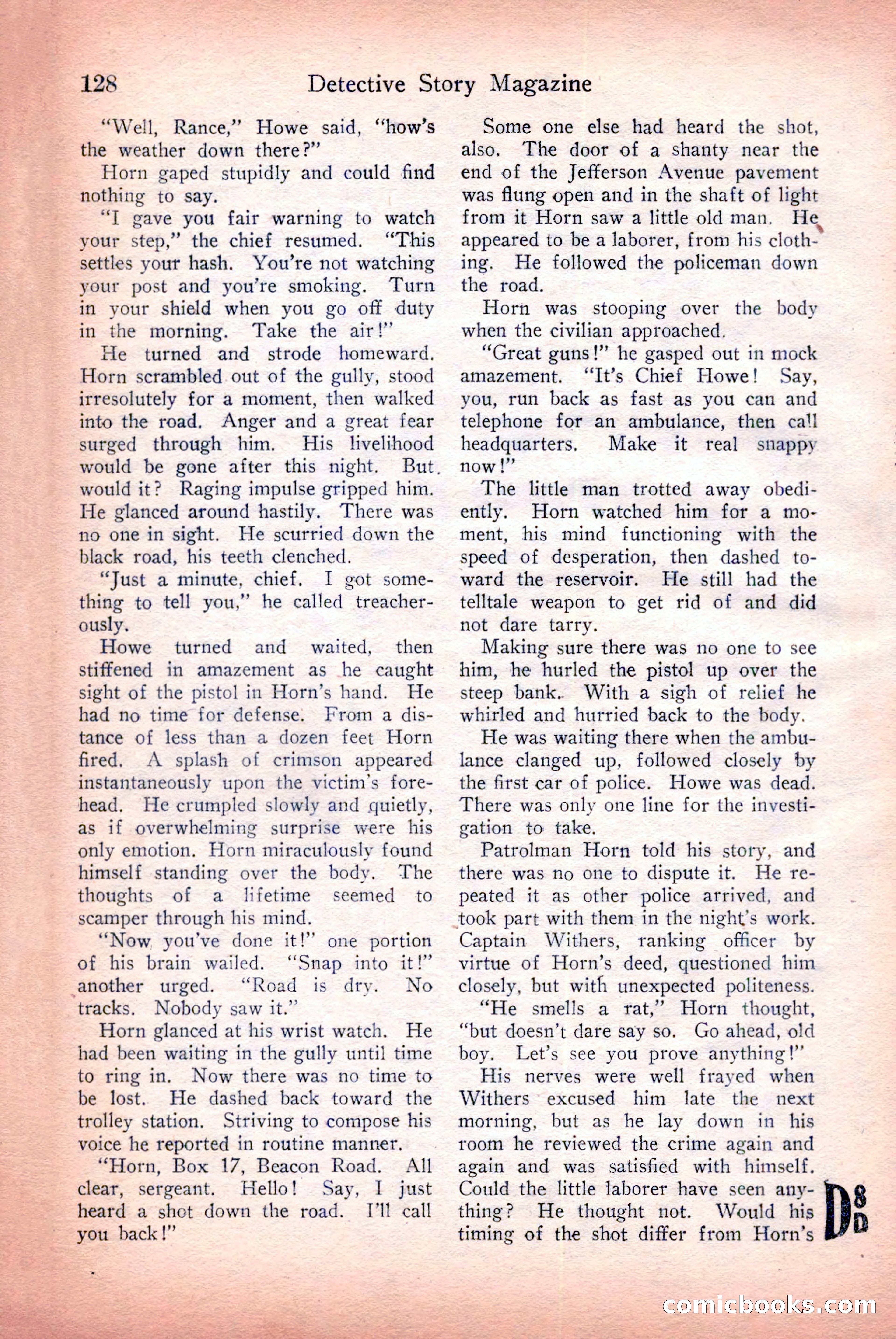 Detective Story Magazine — page 130 of 148