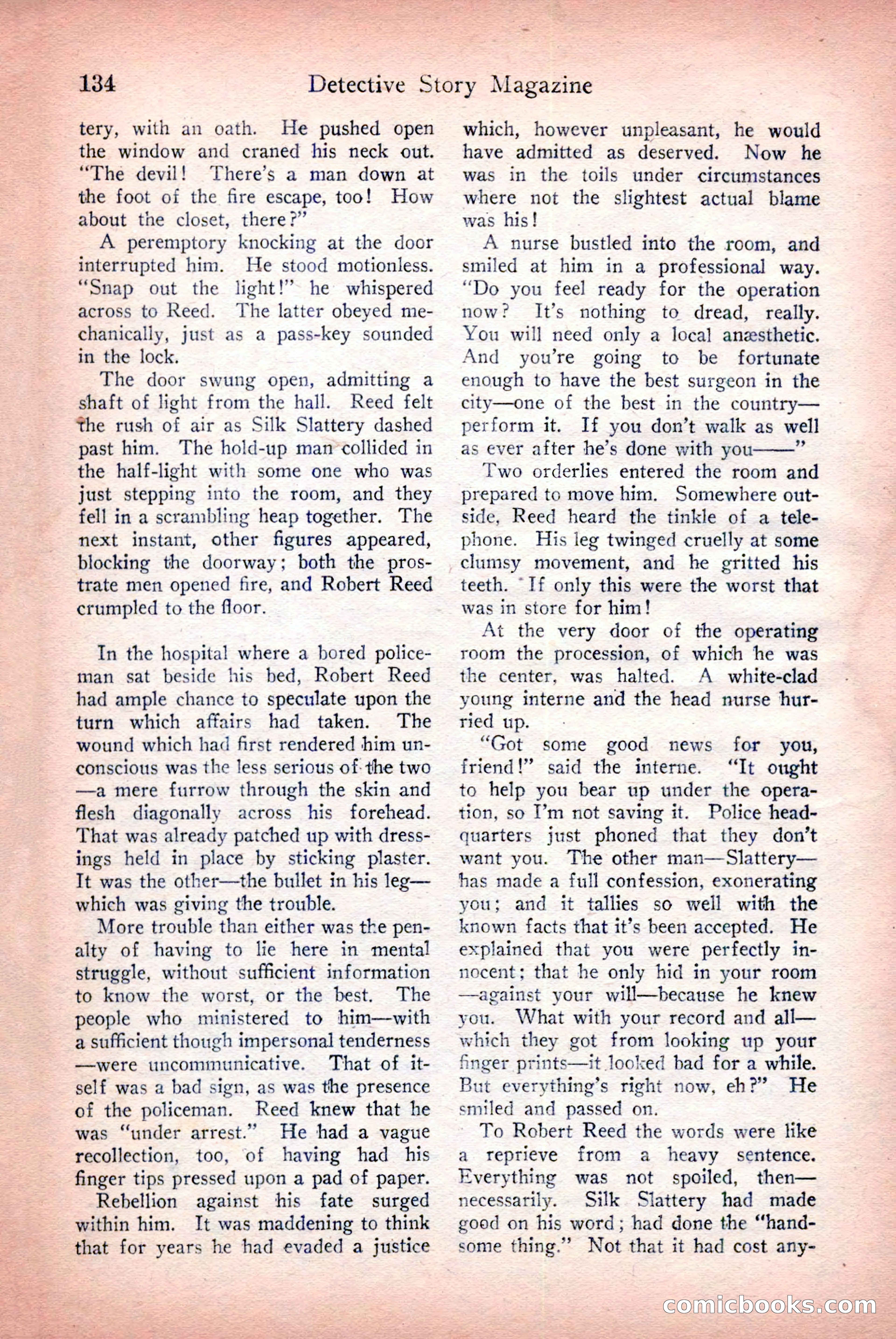 Detective Story Magazine — page 136 of 148