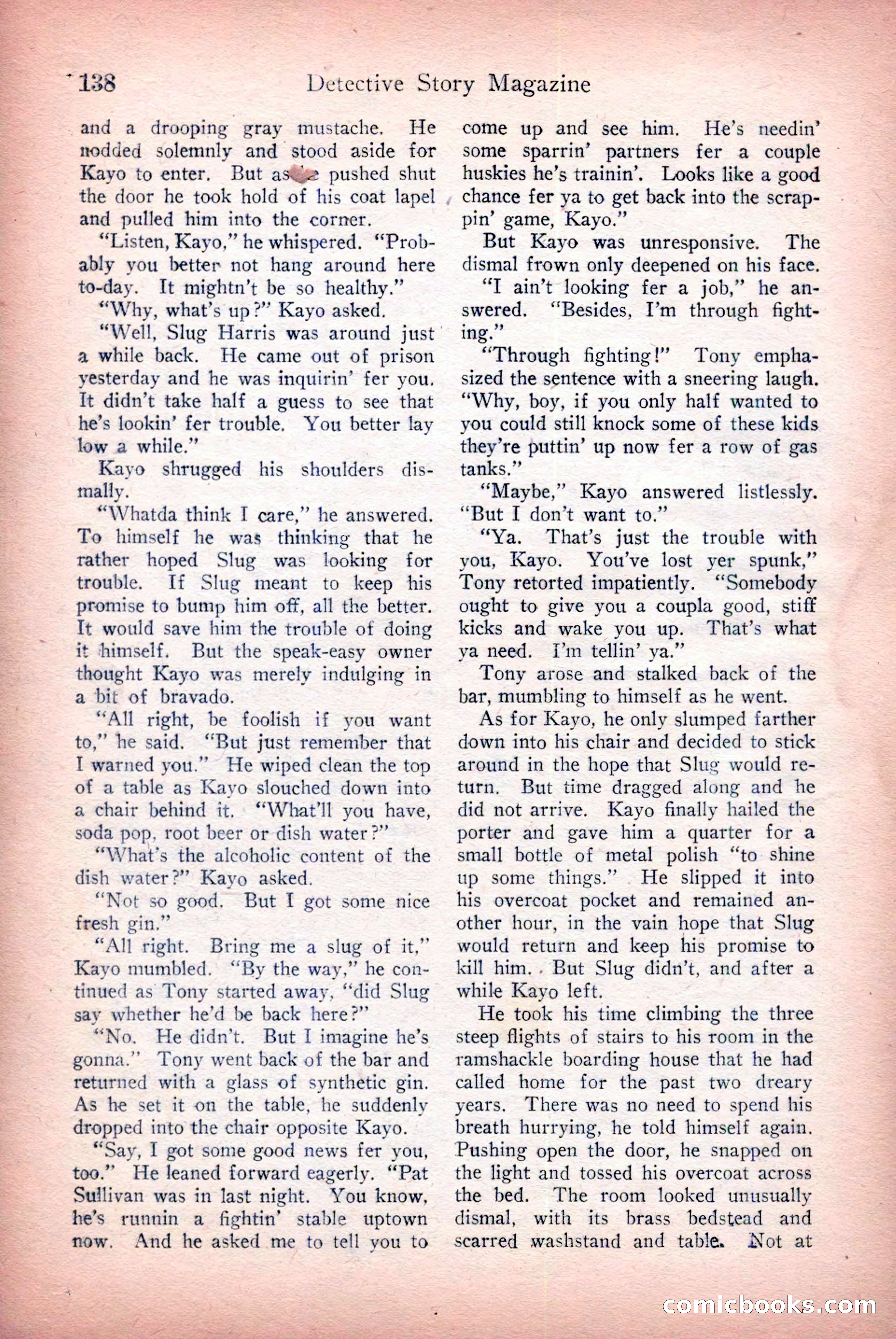 Detective Story Magazine — page 140 of 148