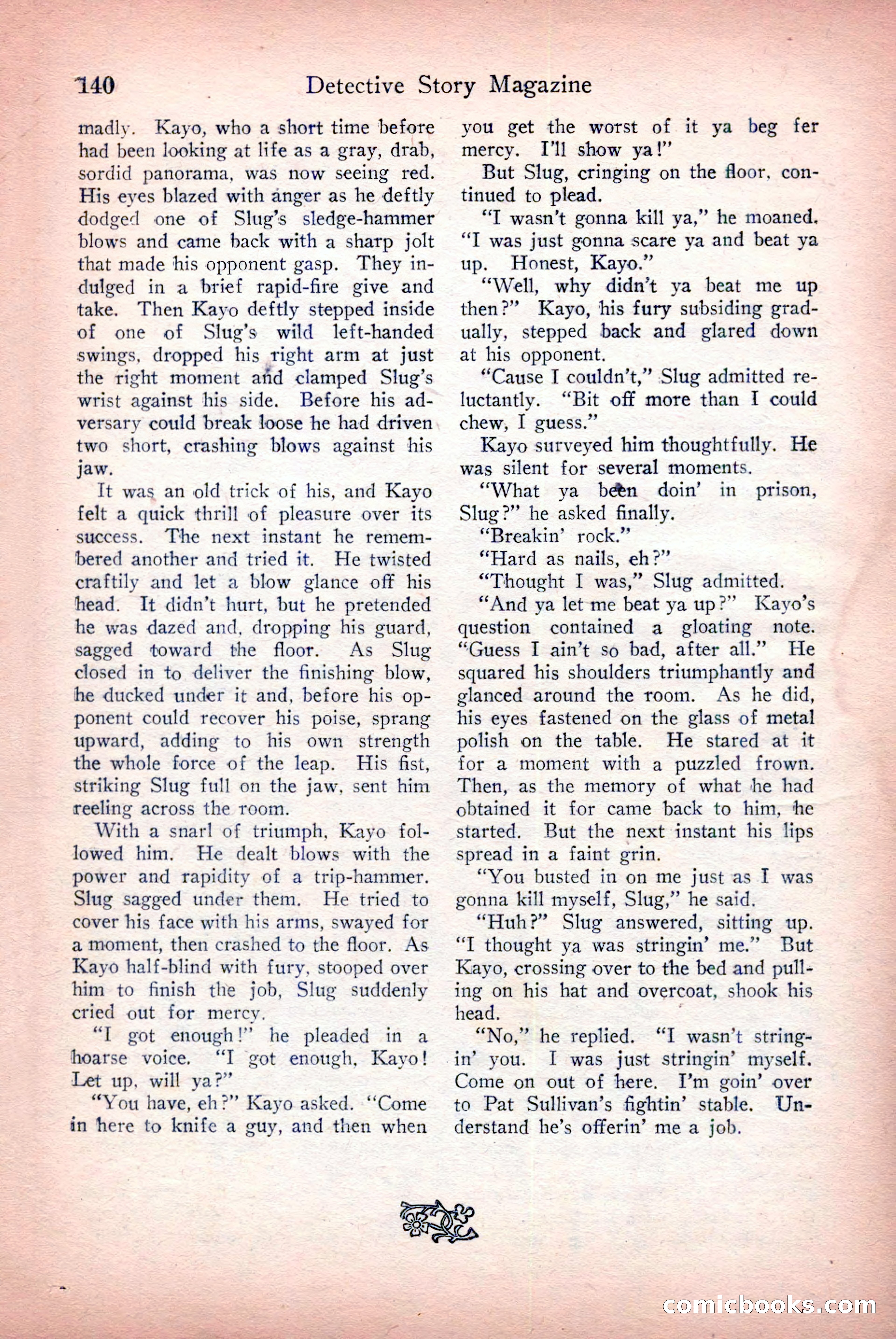 Detective Story Magazine — page 142 of 148