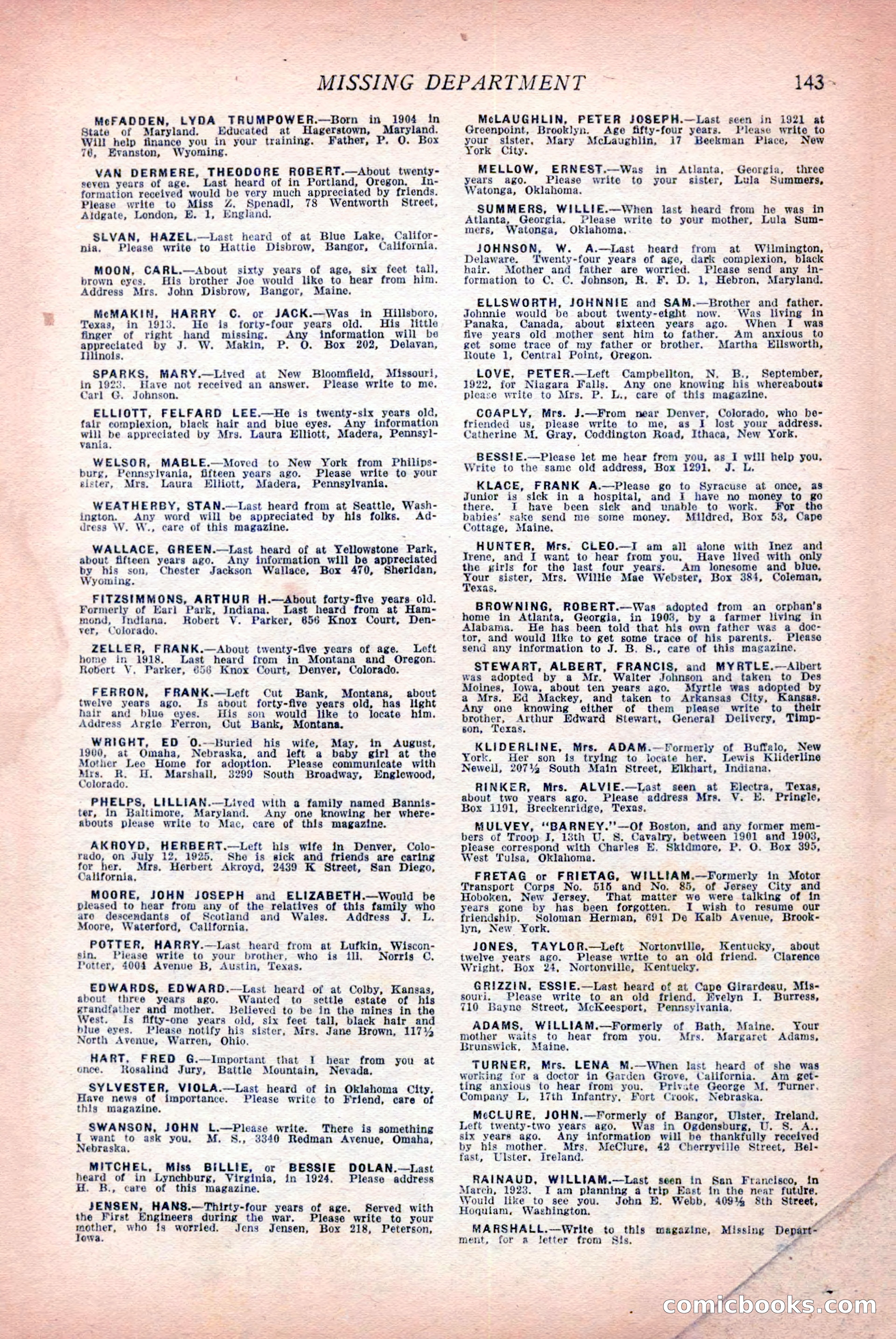 Detective Story Magazine — page 145 of 148