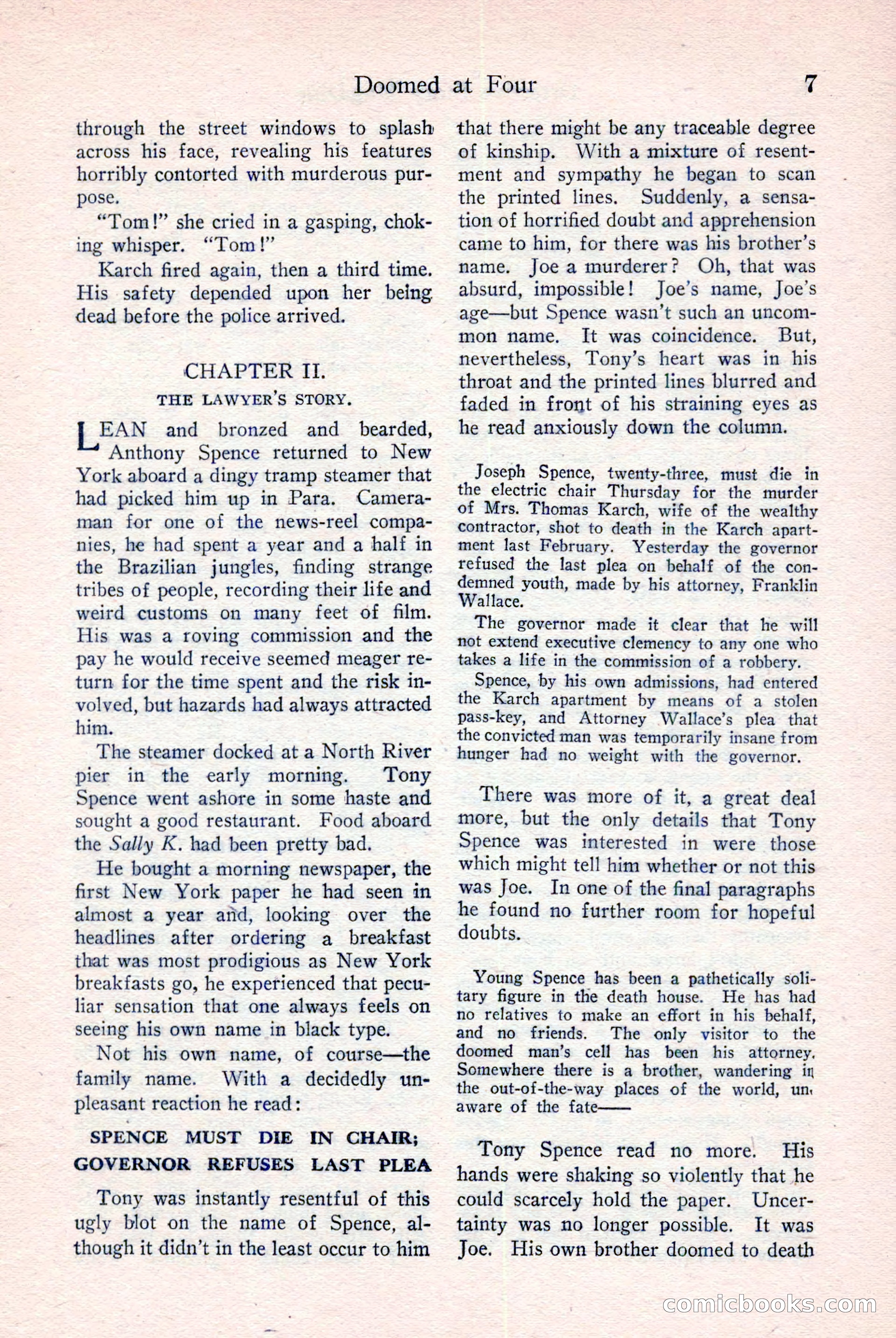 Detective Story Magazine, December 18, 1926 — page 9 of 148