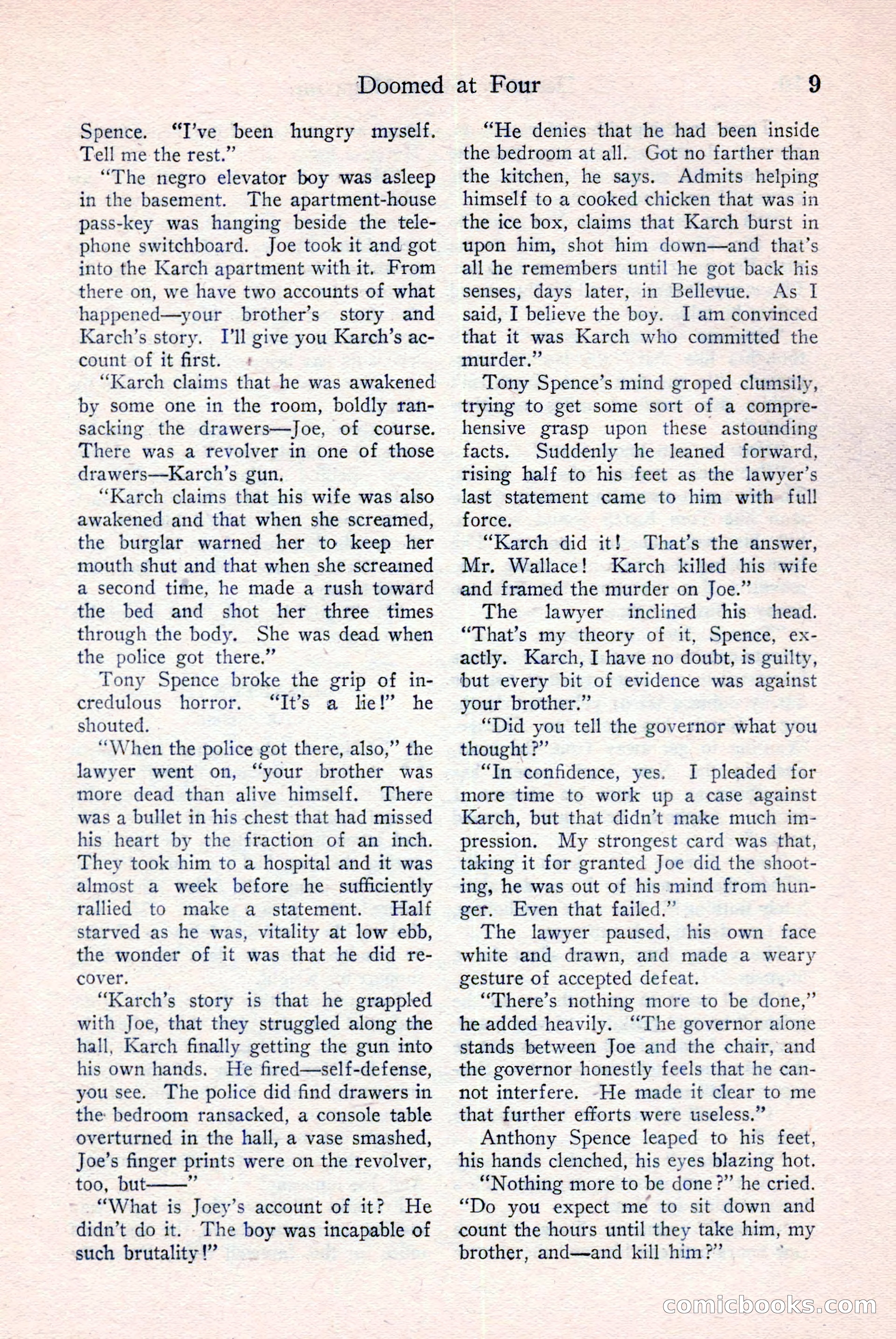 Detective Story Magazine, December 18, 1926 — page 11 of 148