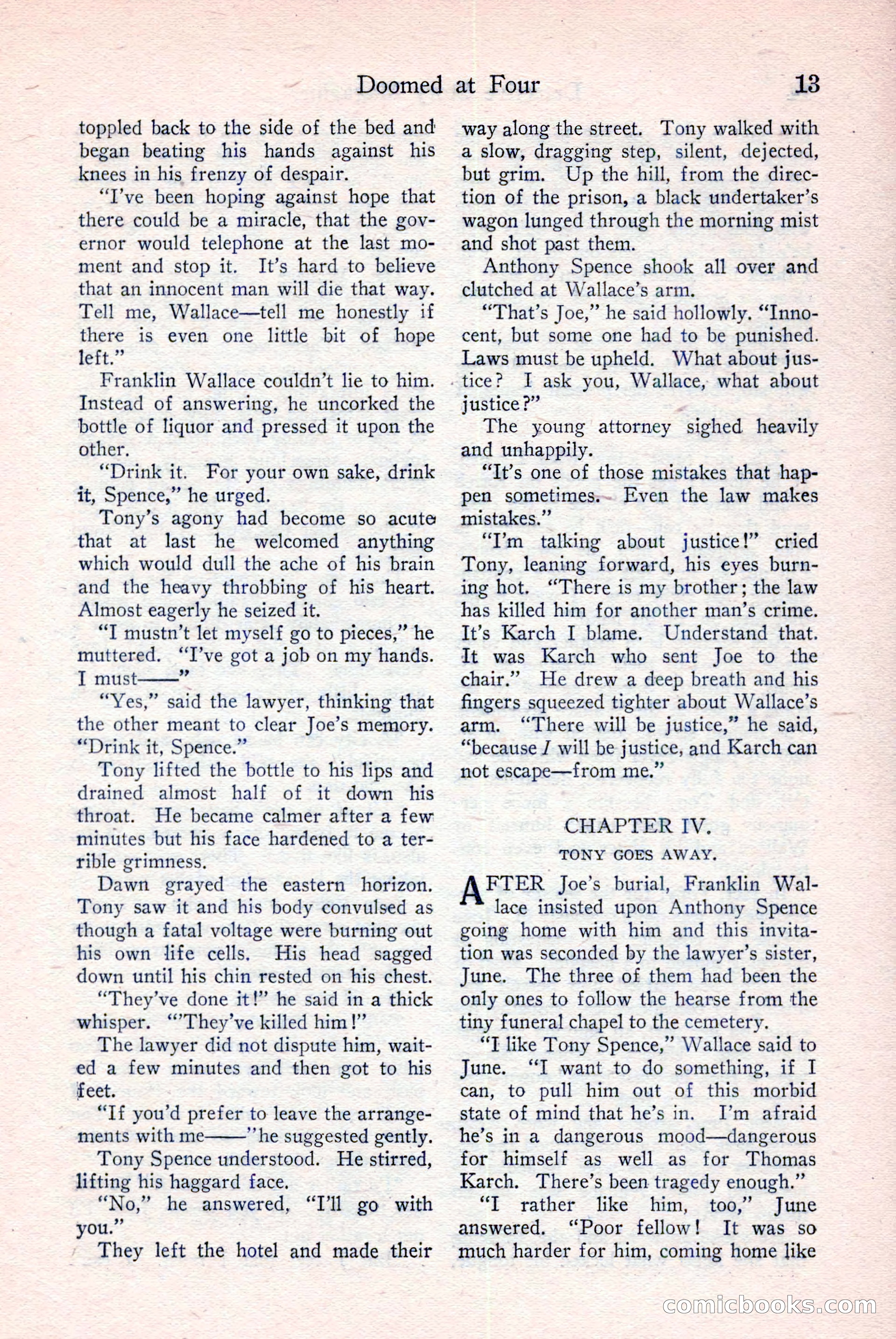 Detective Story Magazine, December 18, 1926 — page 15 of 148