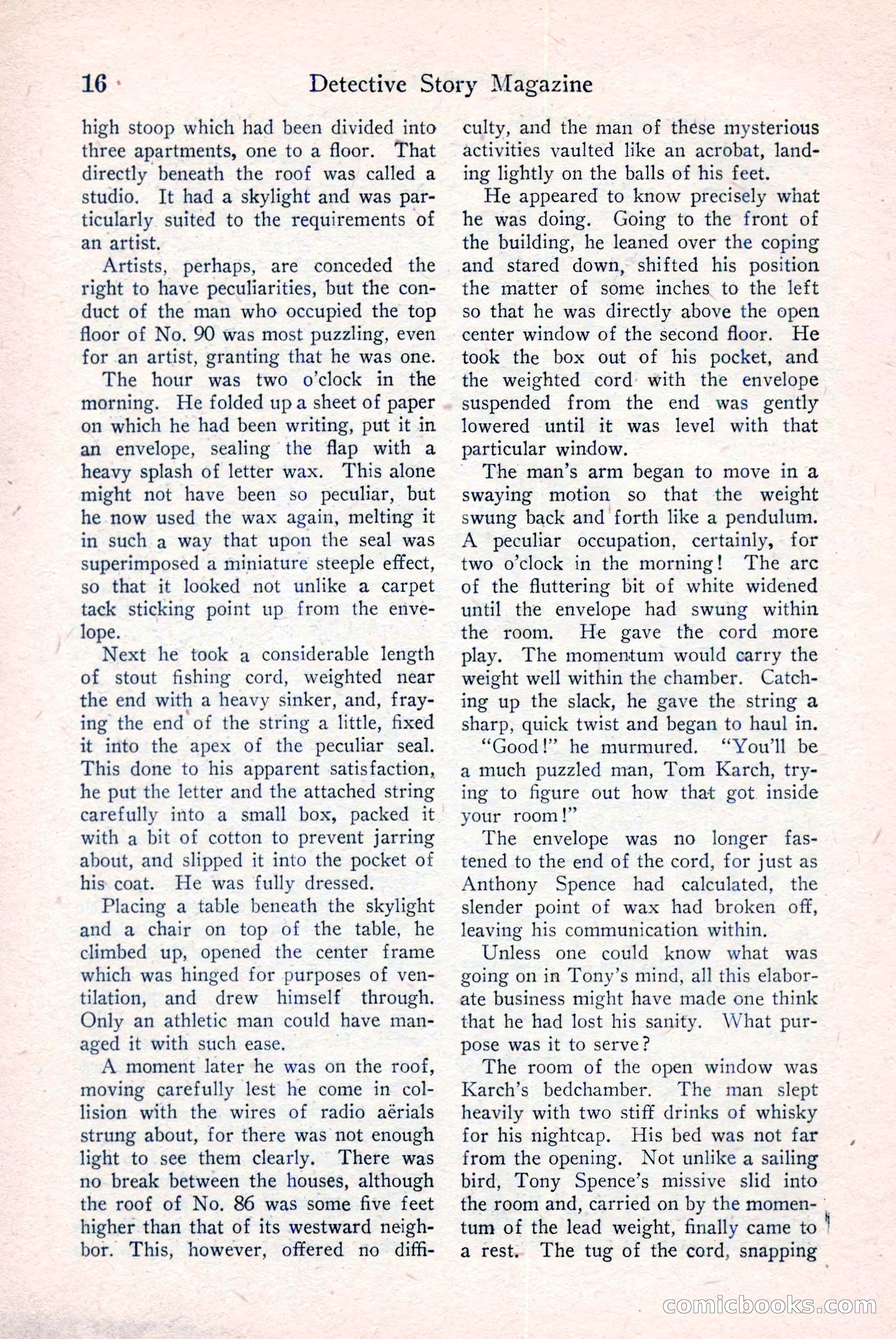 Detective Story Magazine, December 18, 1926 — page 18 of 148