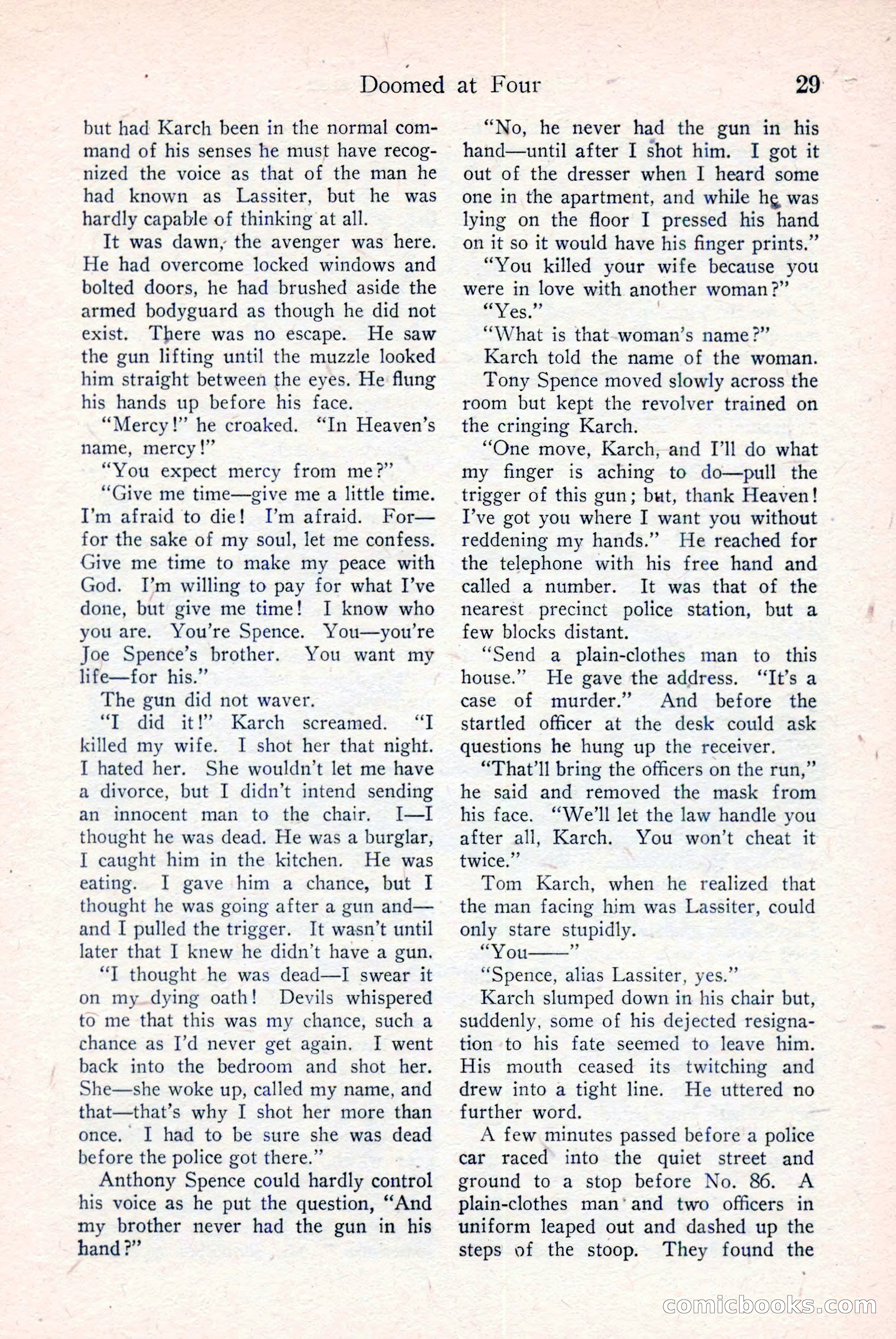 Detective Story Magazine, December 18, 1926 — page 31 of 148