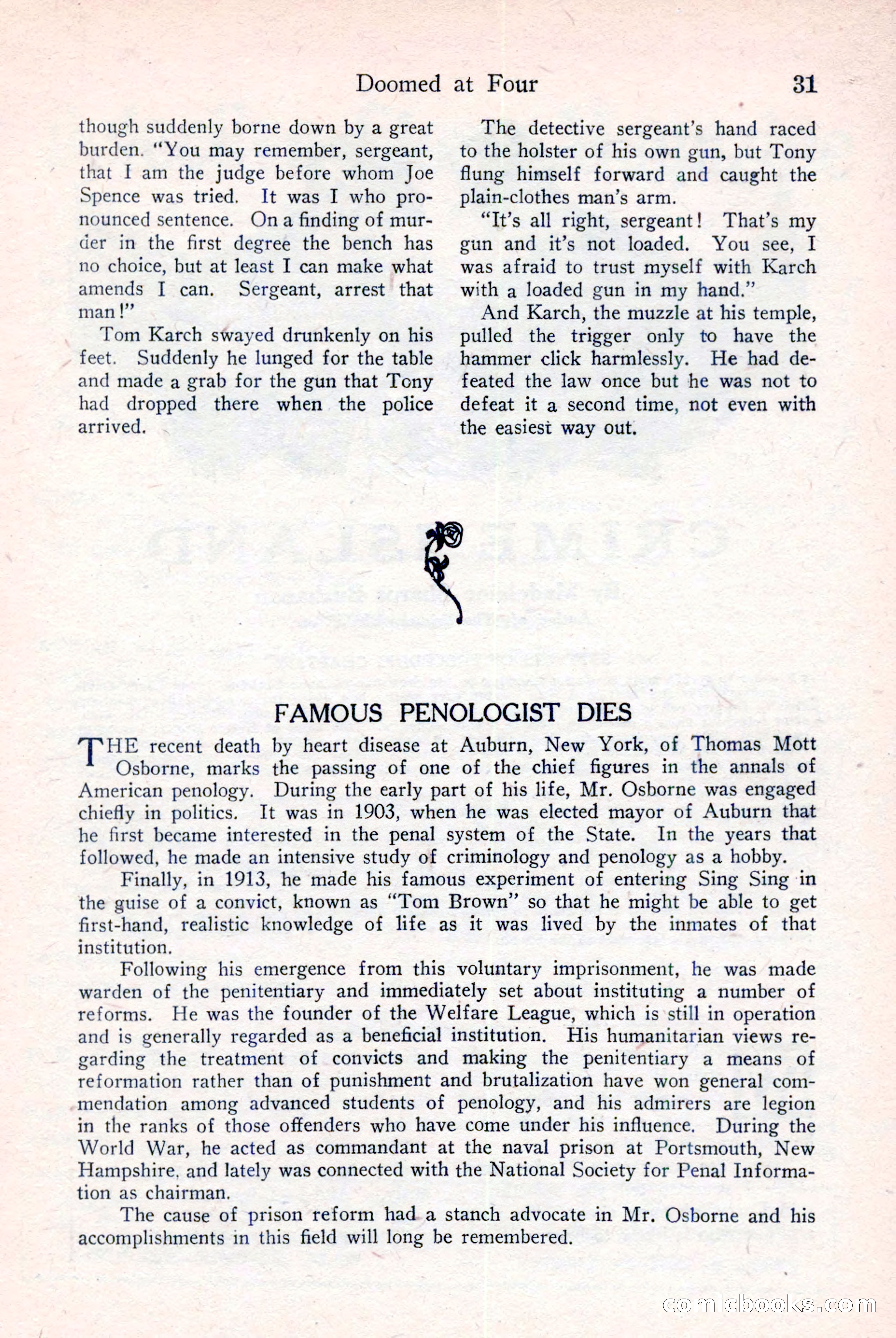 Detective Story Magazine, December 18, 1926 — page 33 of 148