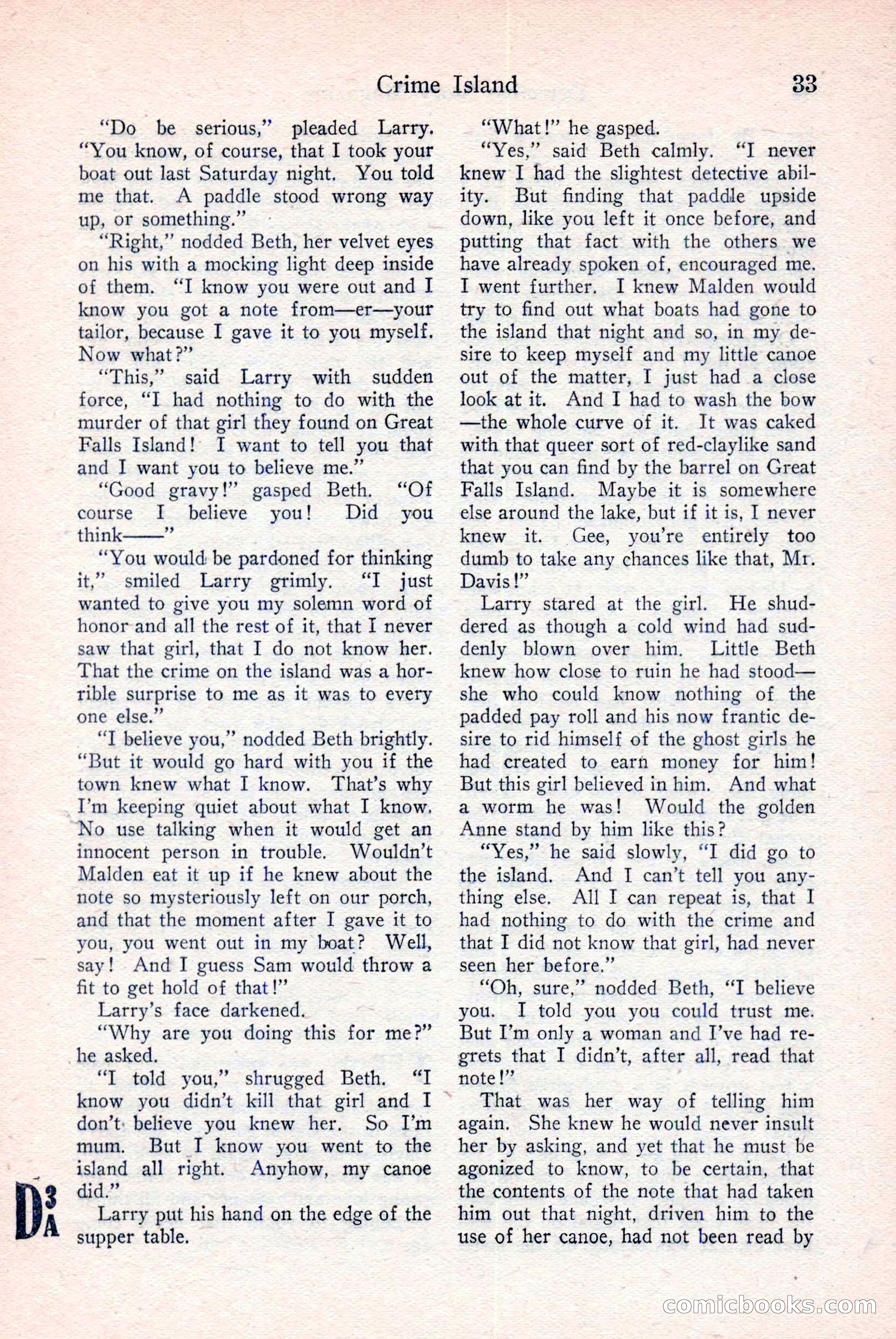 Detective Story Magazine, December 18, 1926 — page 35 of 148