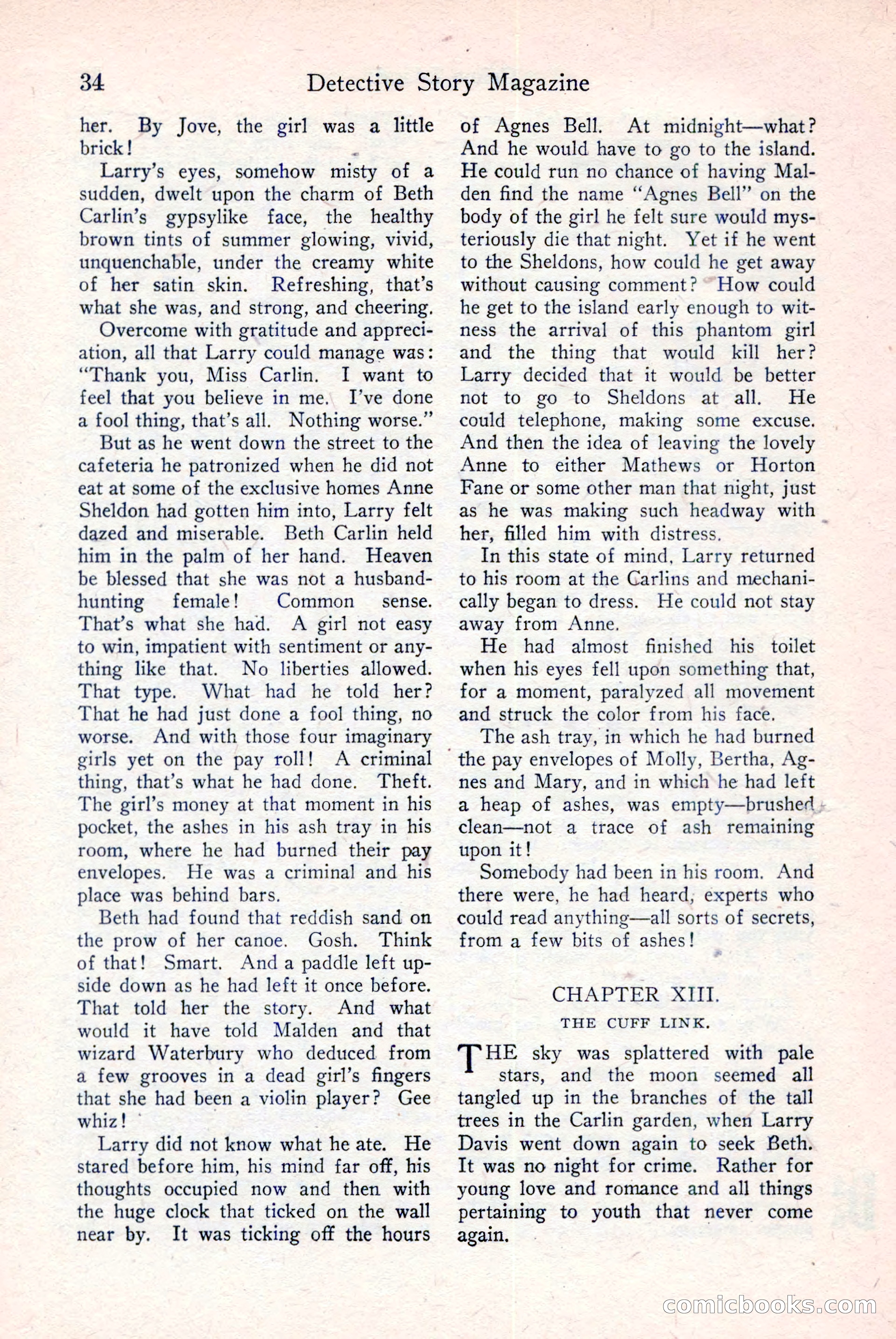 Detective Story Magazine, December 18, 1926 — page 36 of 148