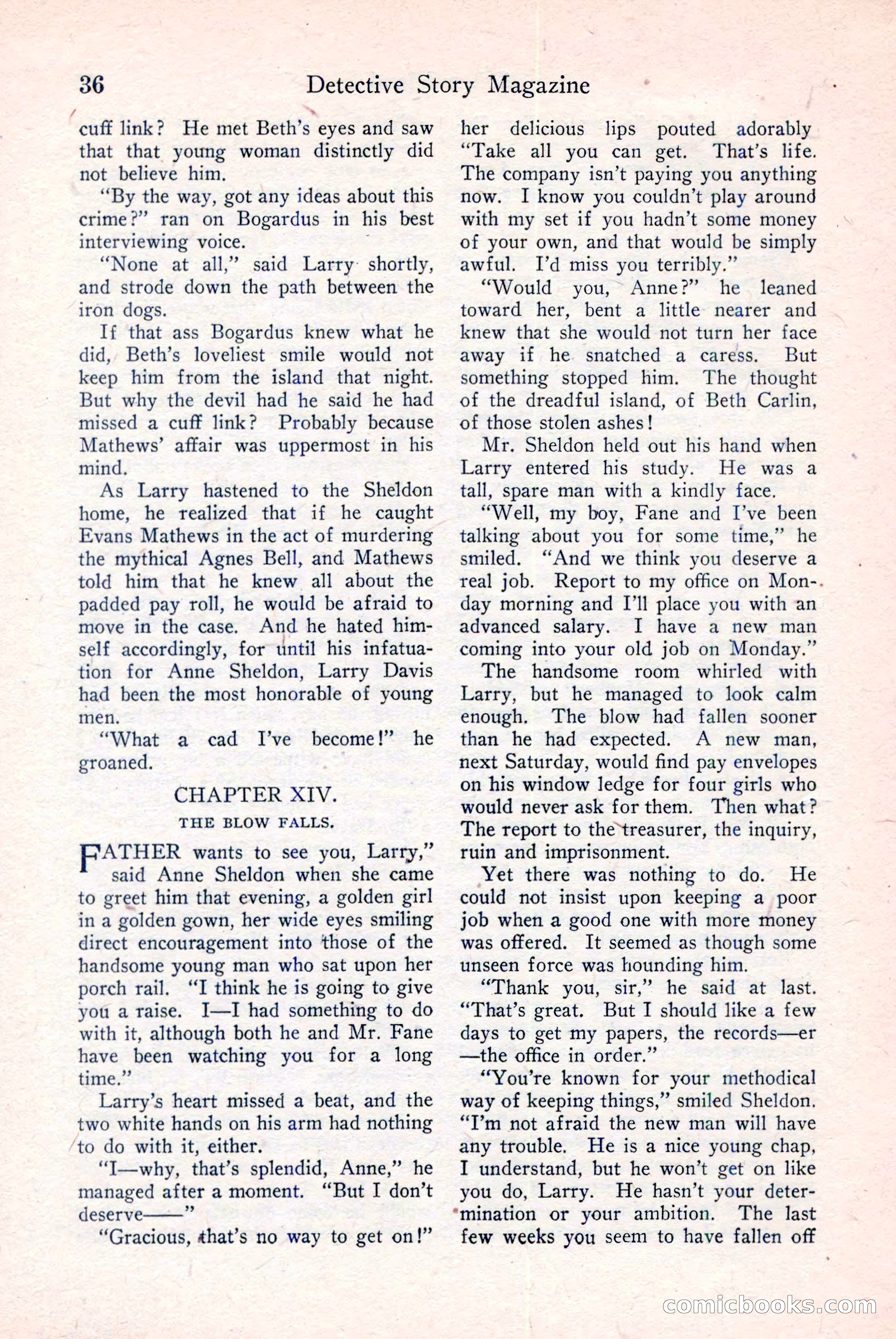 Detective Story Magazine, December 18, 1926 — page 38 of 148