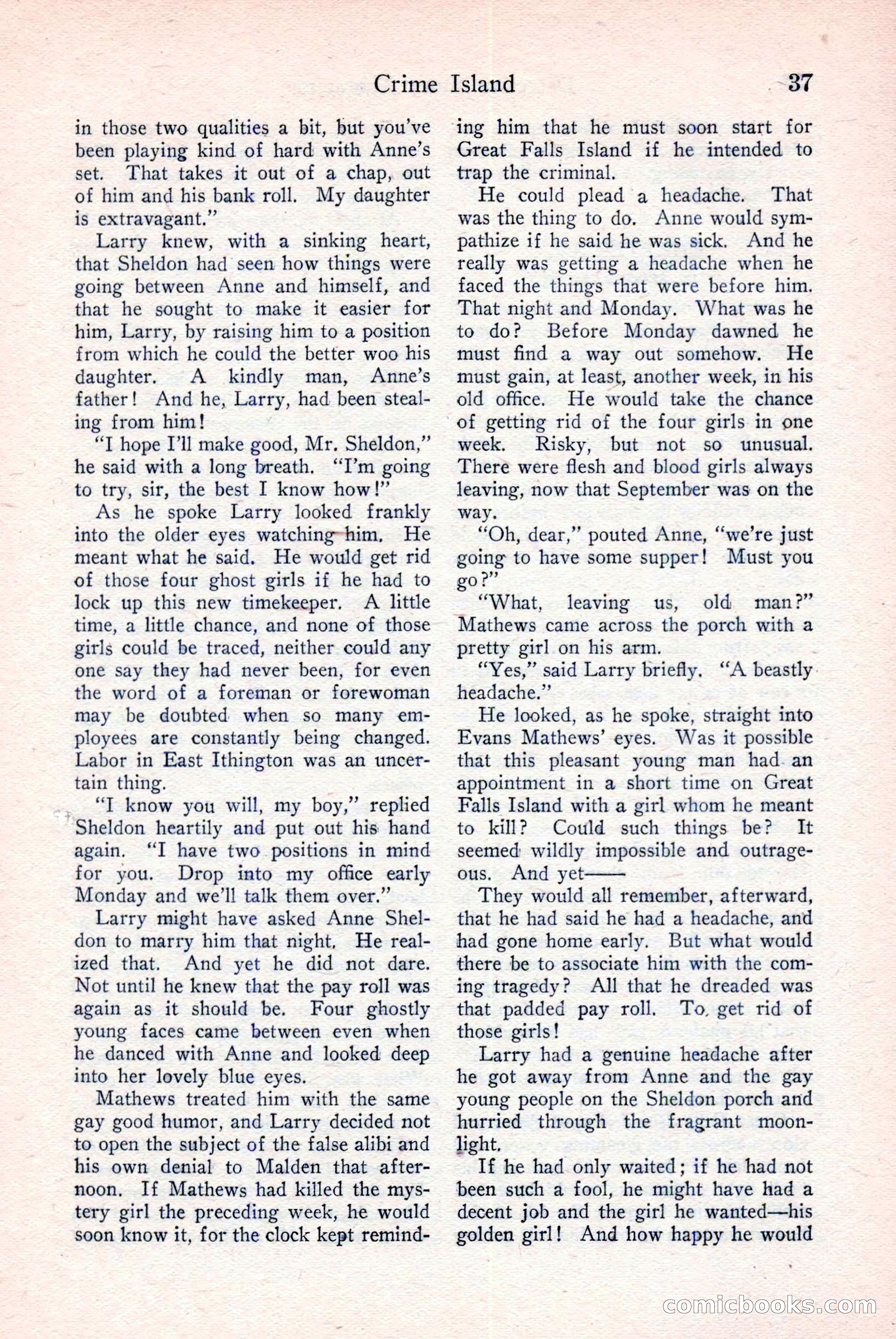 Detective Story Magazine, December 18, 1926 — page 39 of 148