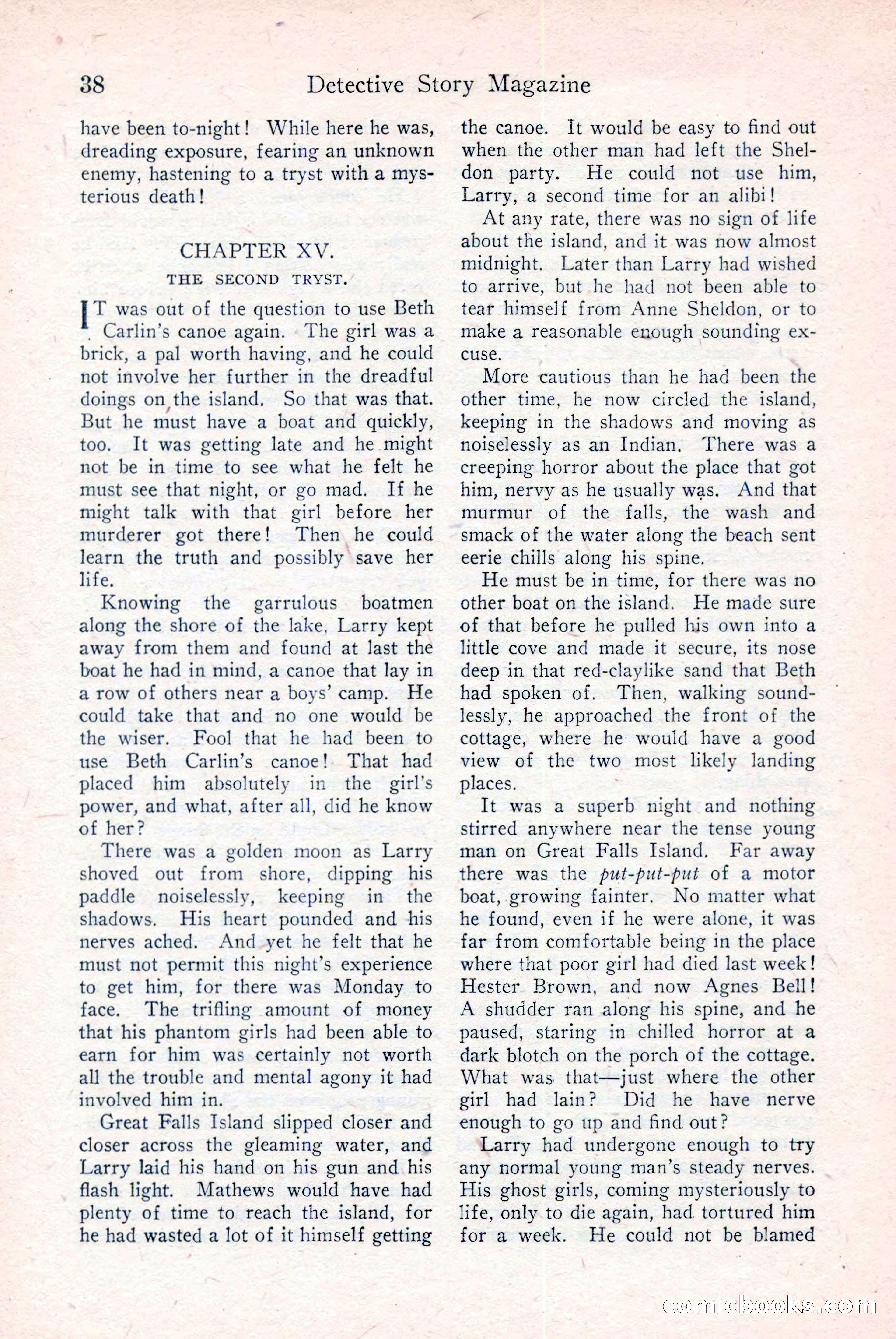 Detective Story Magazine, December 18, 1926 — page 40 of 148
