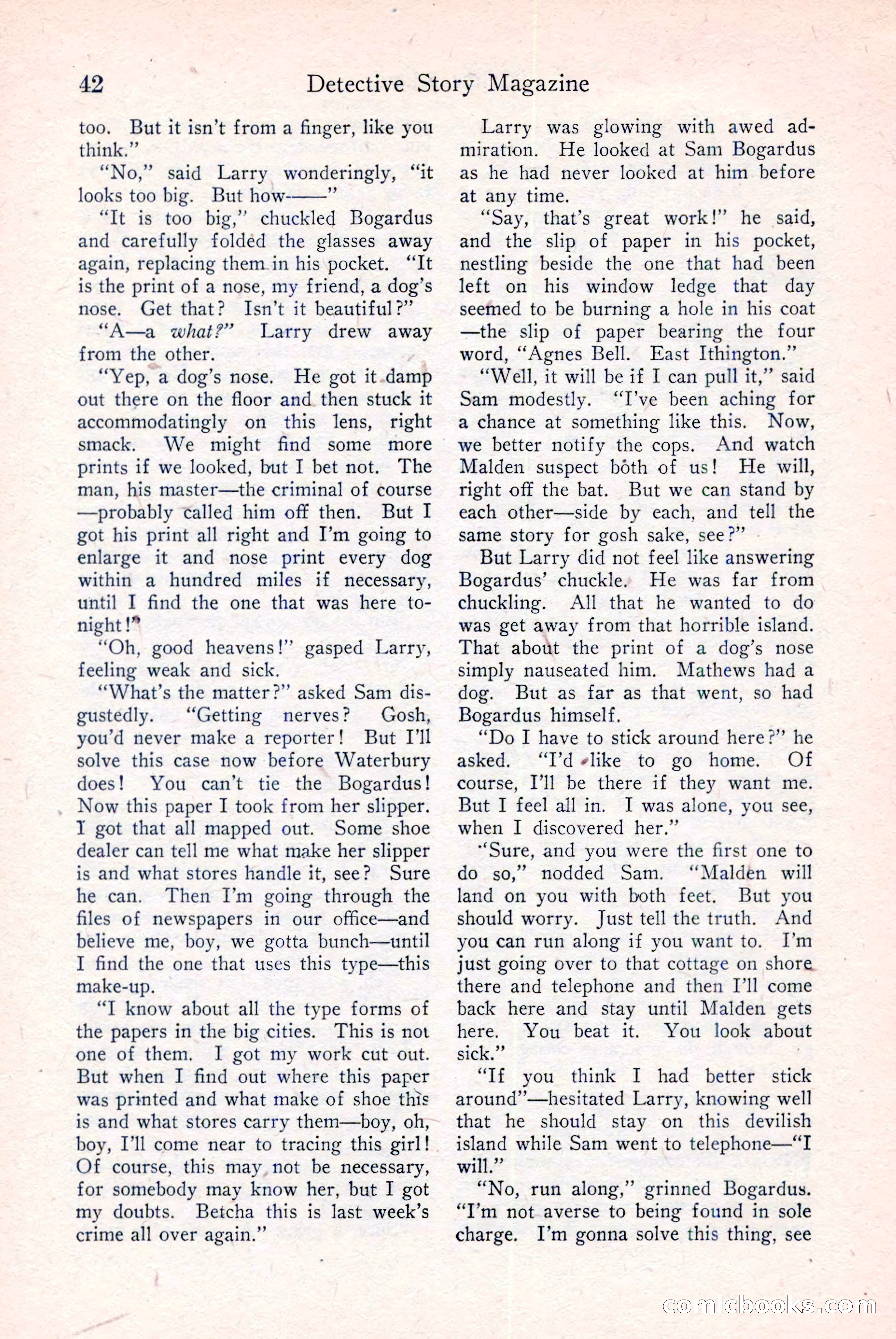 Detective Story Magazine, December 18, 1926 — page 44 of 148