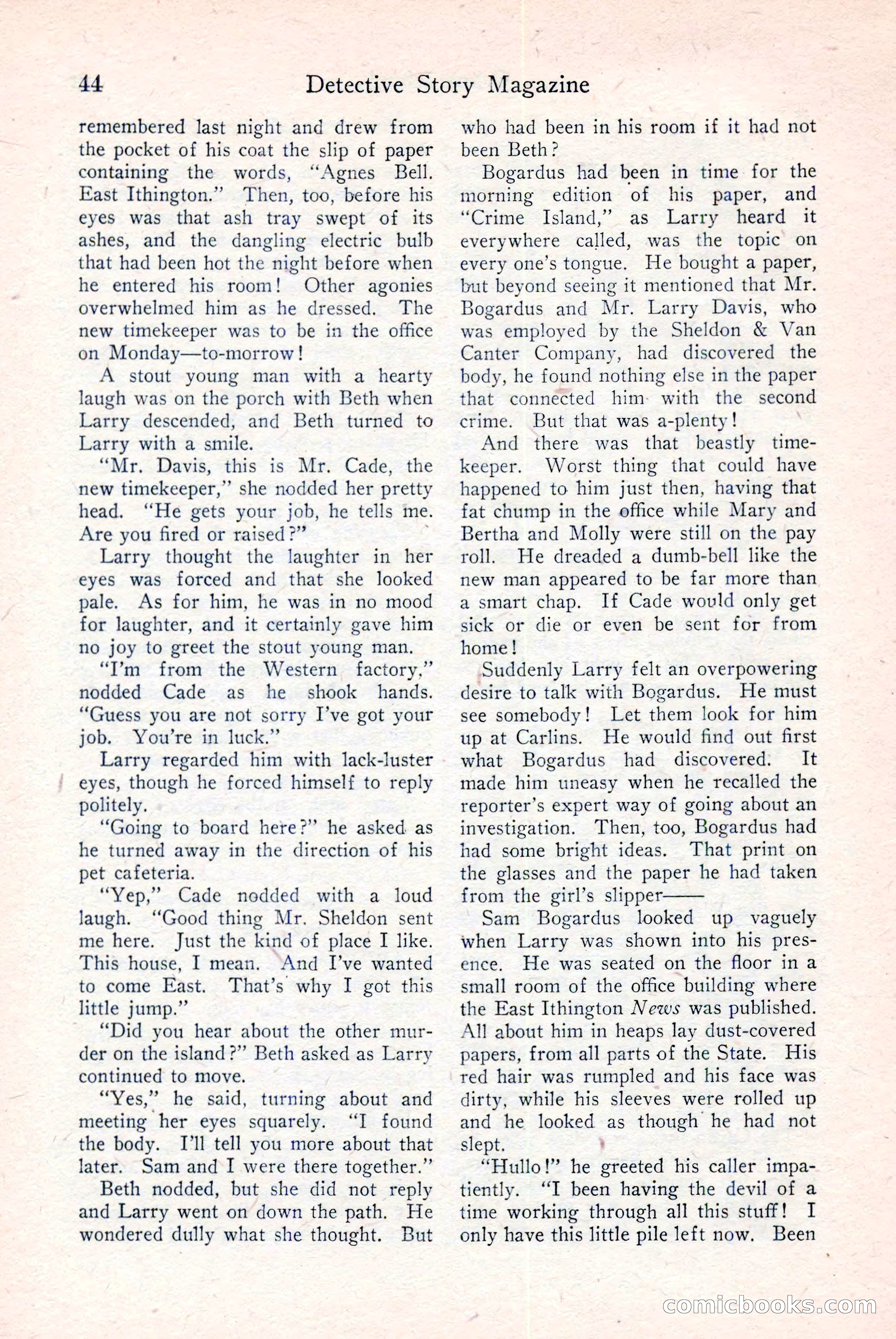 Detective Story Magazine, December 18, 1926 — page 46 of 148