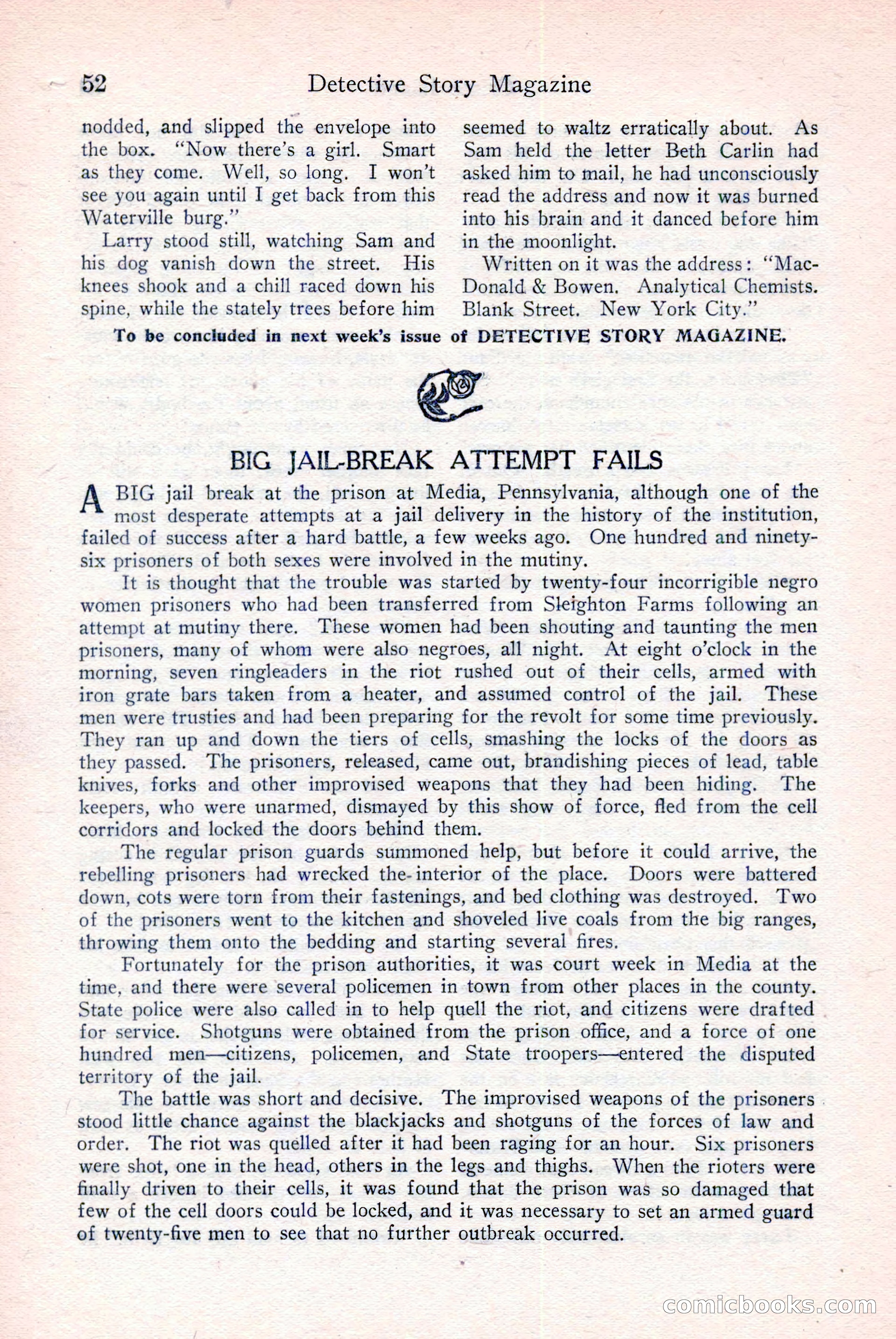Detective Story Magazine, December 18, 1926 — page 54 of 148